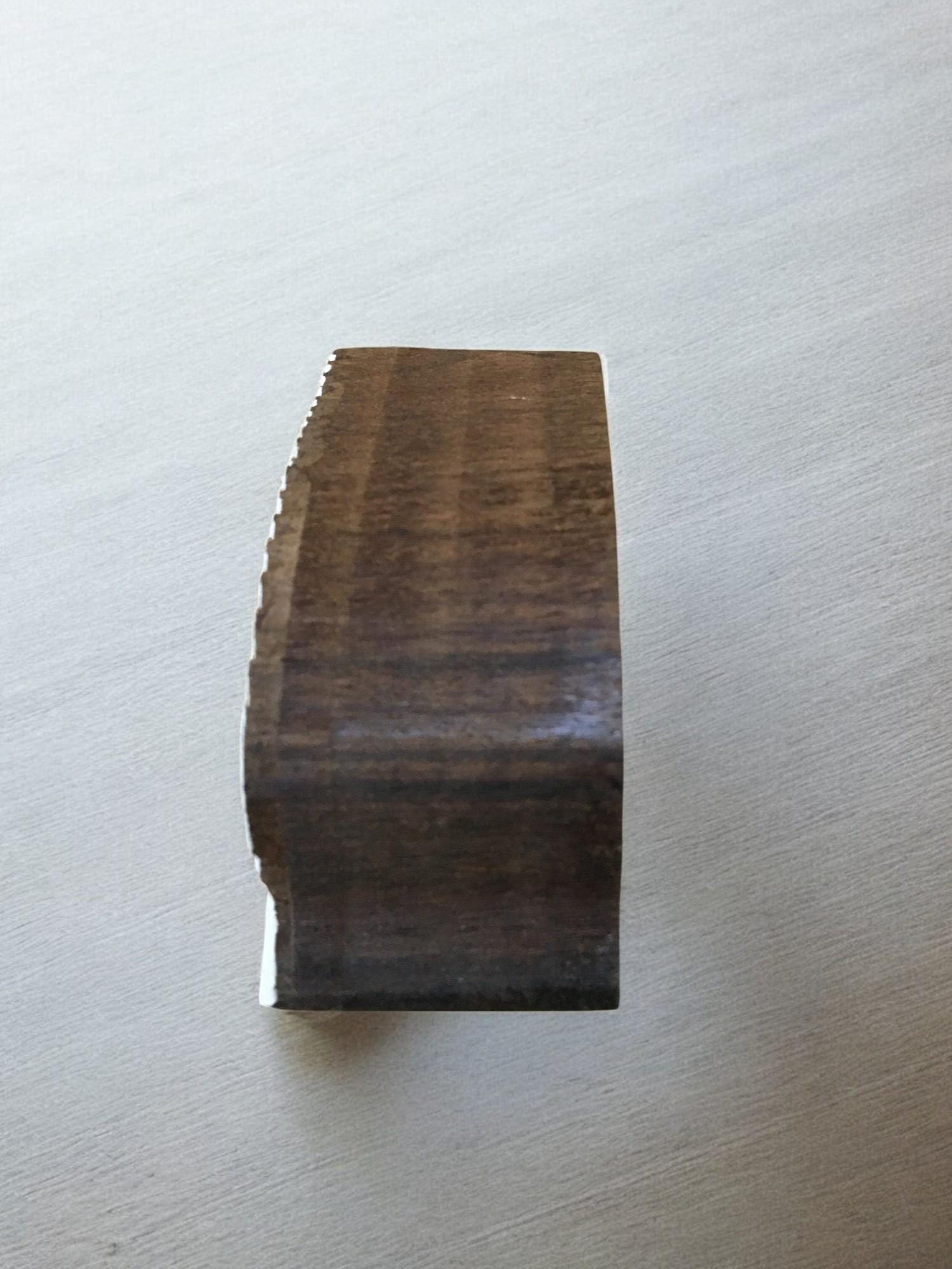 Hand Carved Stripy Leaf Wood Block Stamp, Indian Textile Printing