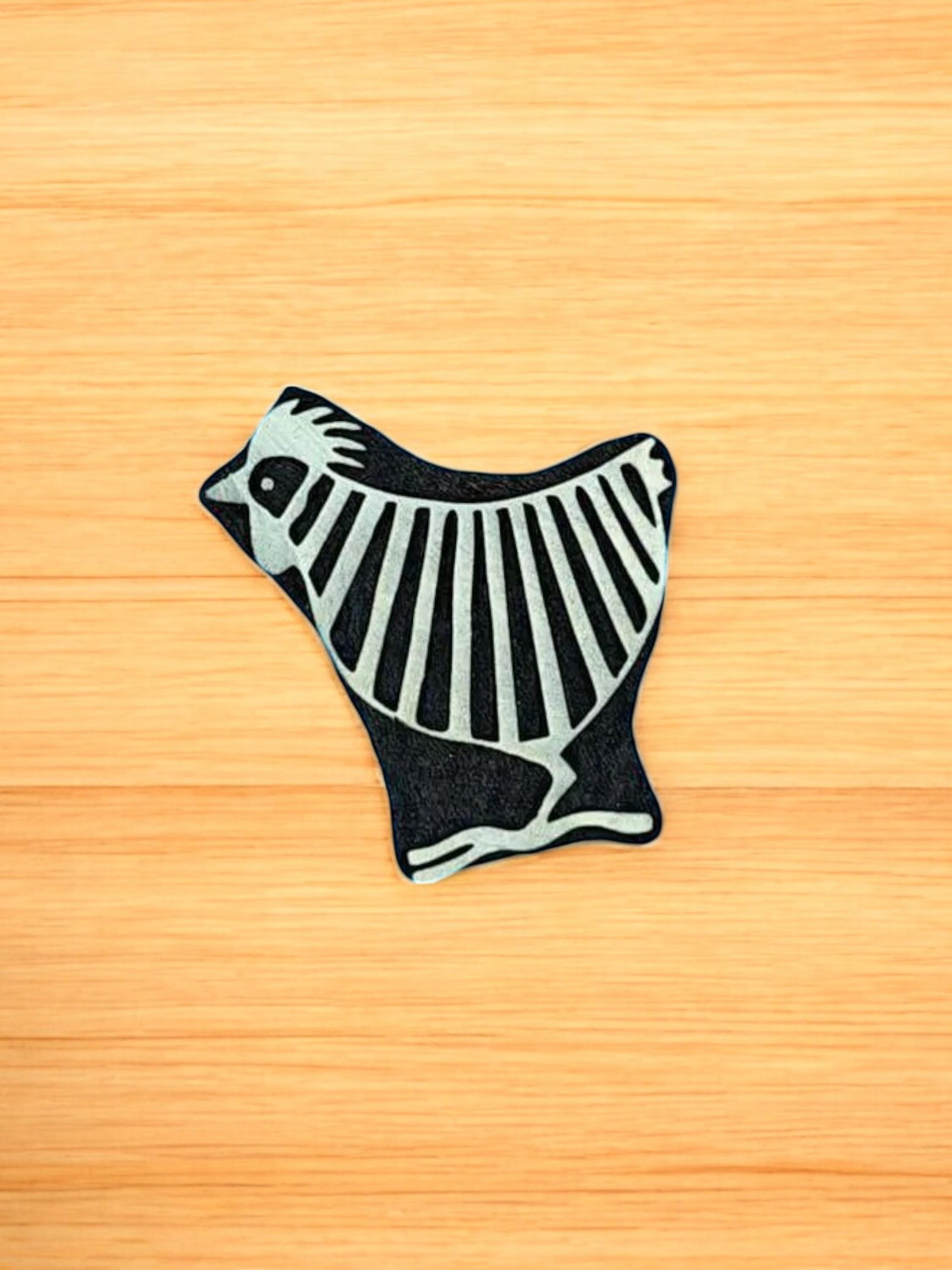 Stripy Chicken Pair