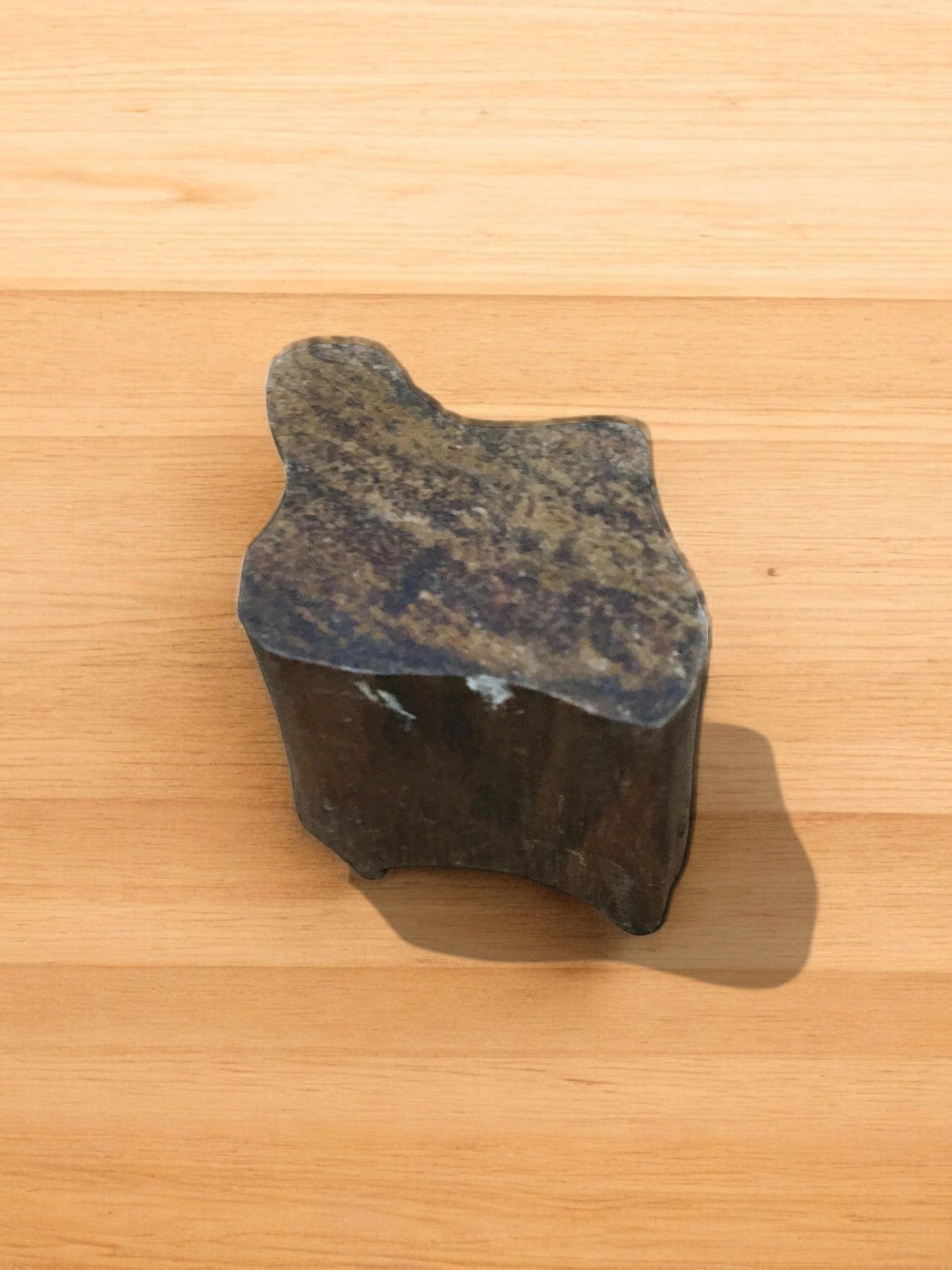 Walking Pair of Paws, hand carved Indian wood printing block; textile stamp; pottery stamp,