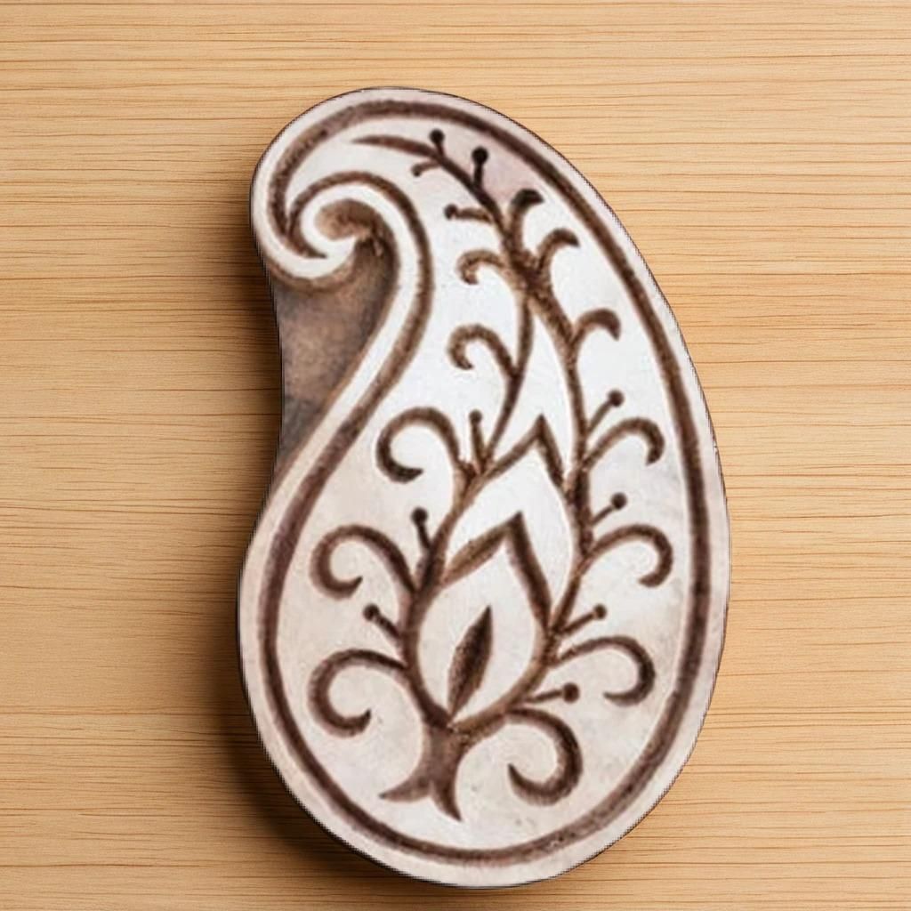 Wood Block - Paisley