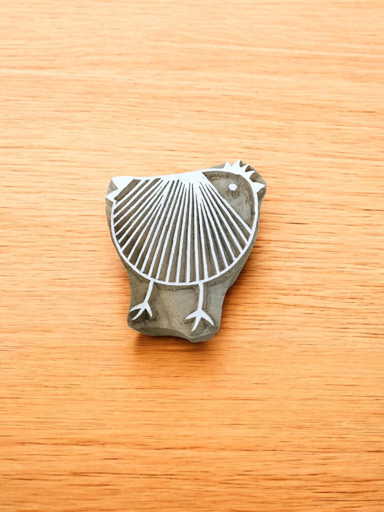 Stripy Hen stamp