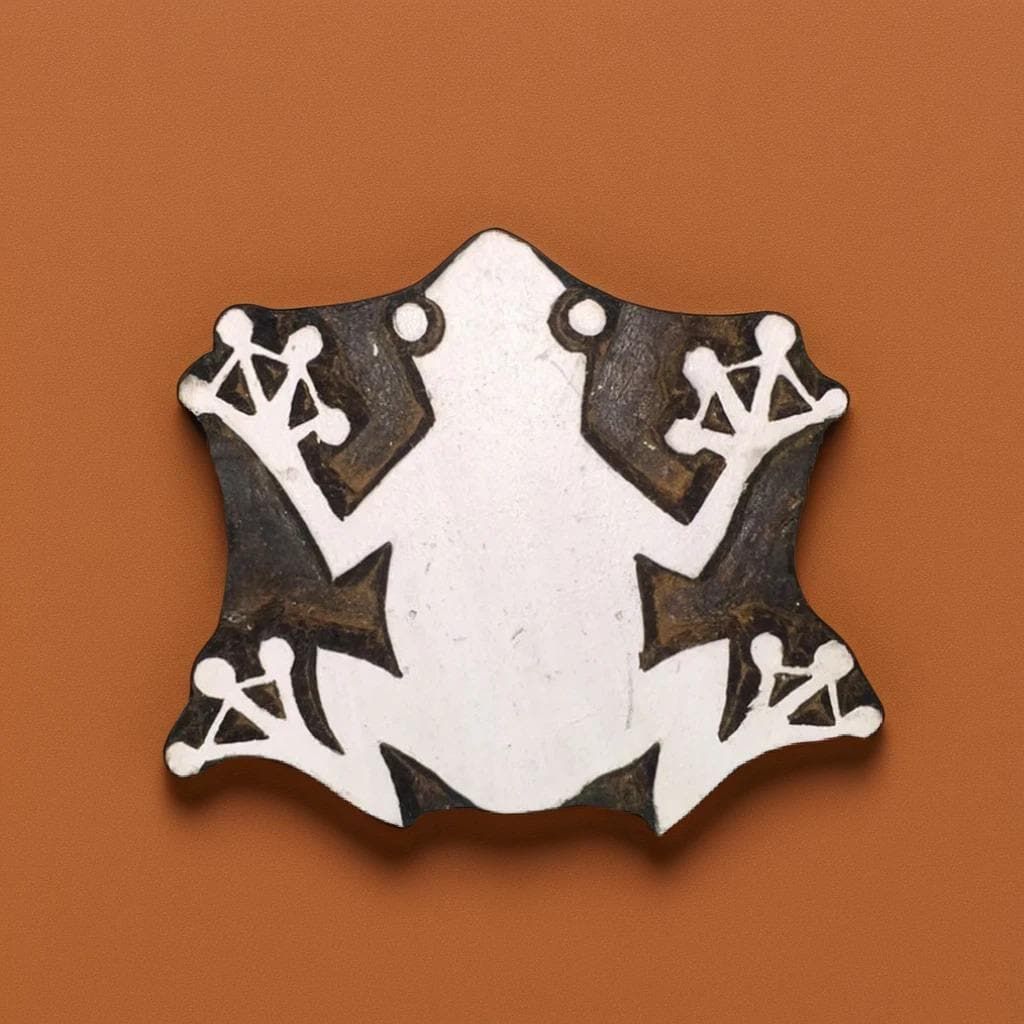 Frog Wood Block
