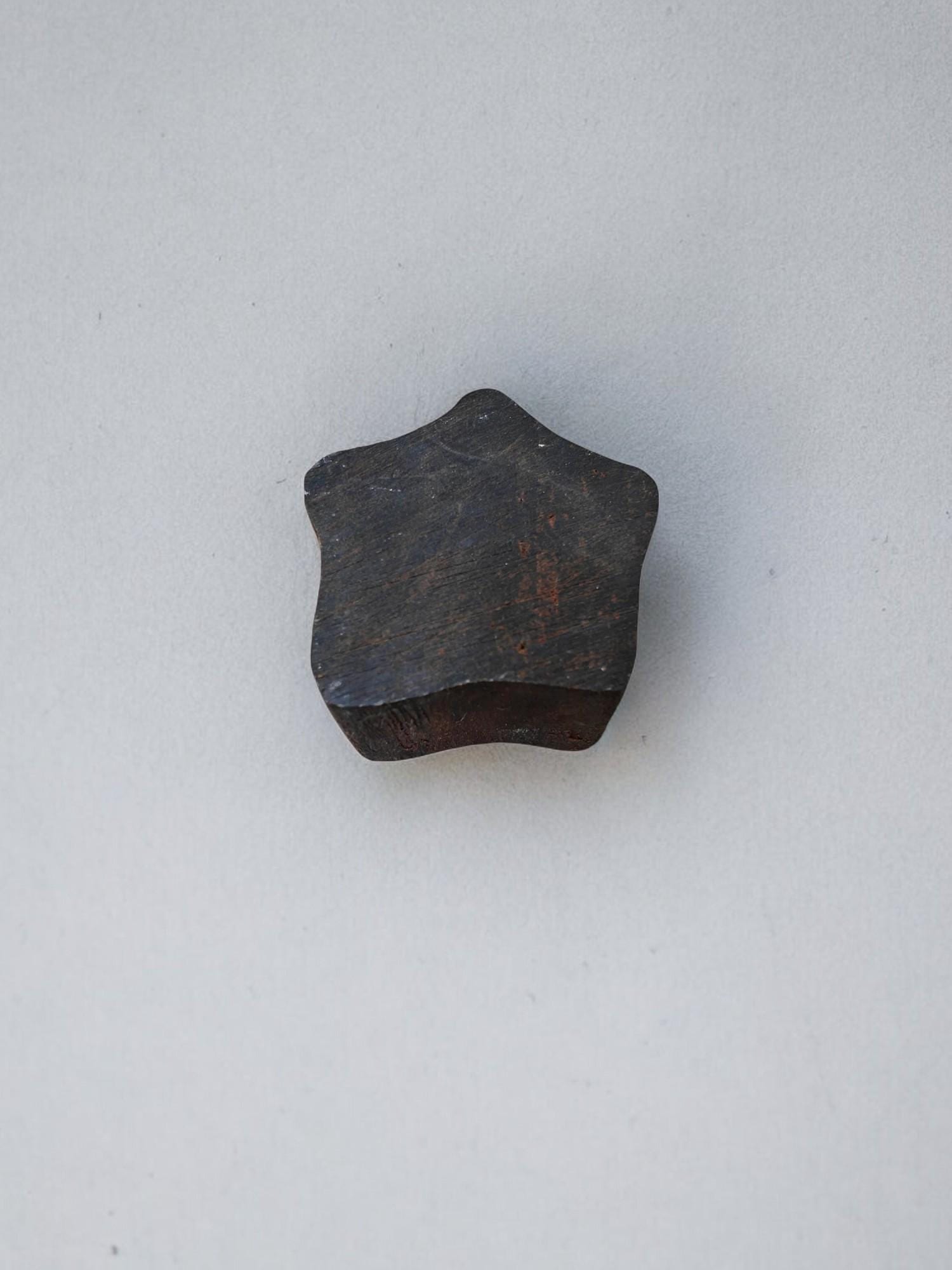 5 petals flower hand carved Indian wood printing block; textile stamp; pottery stamp,