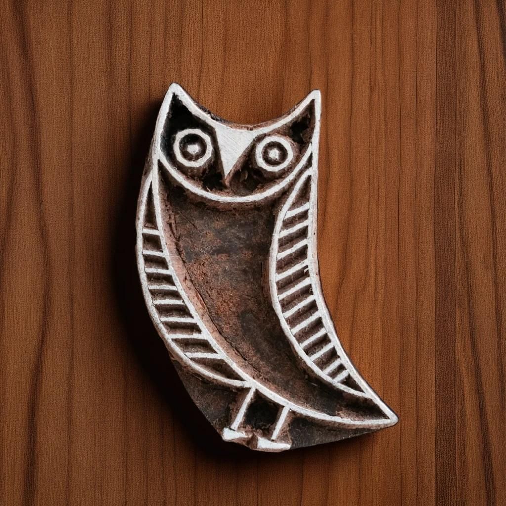 Wood Block - Hoot Hoot