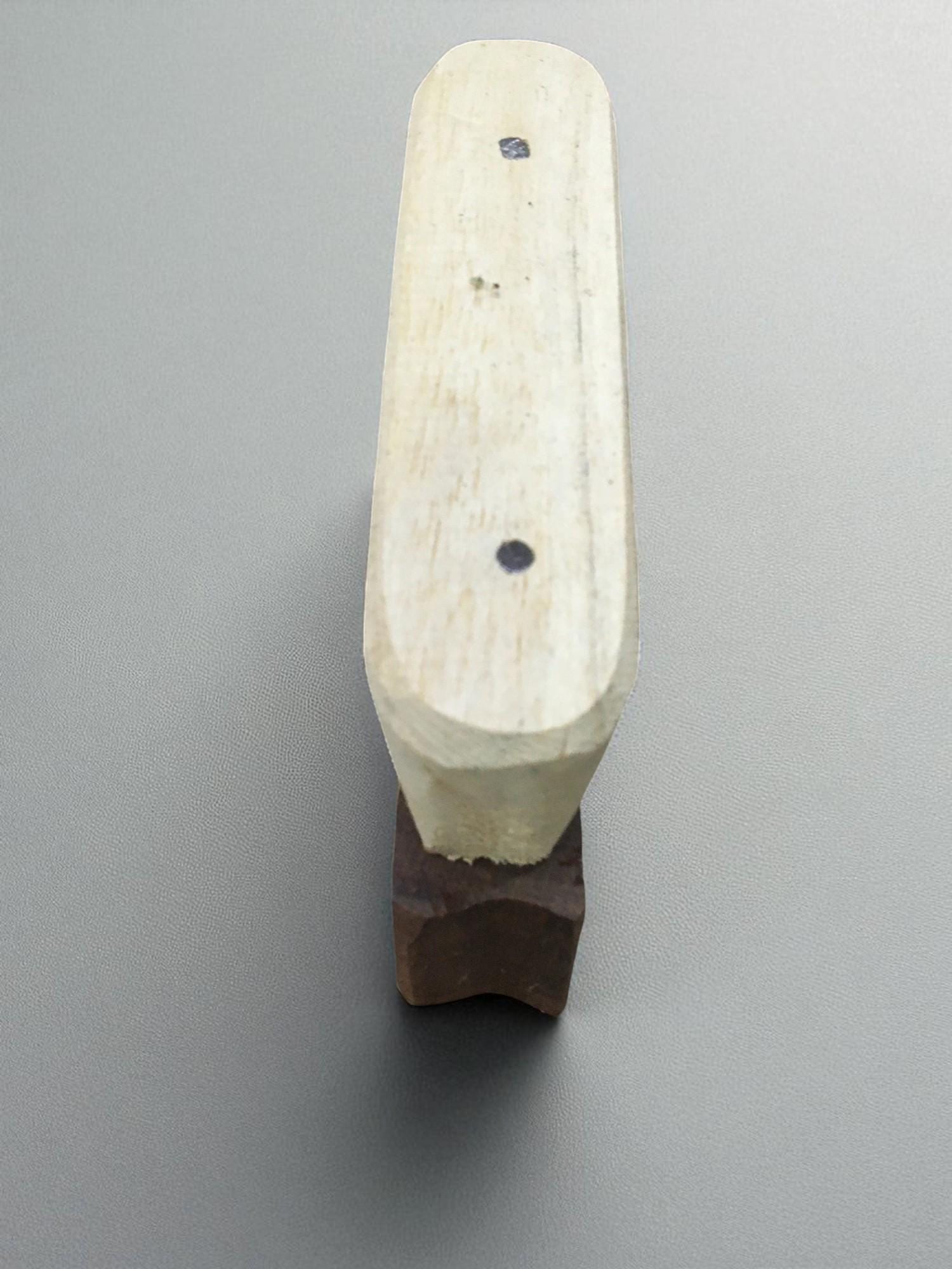 Dotty Border Wood Block Stamp, Hand Carved Textile Printing, DIY Pottery