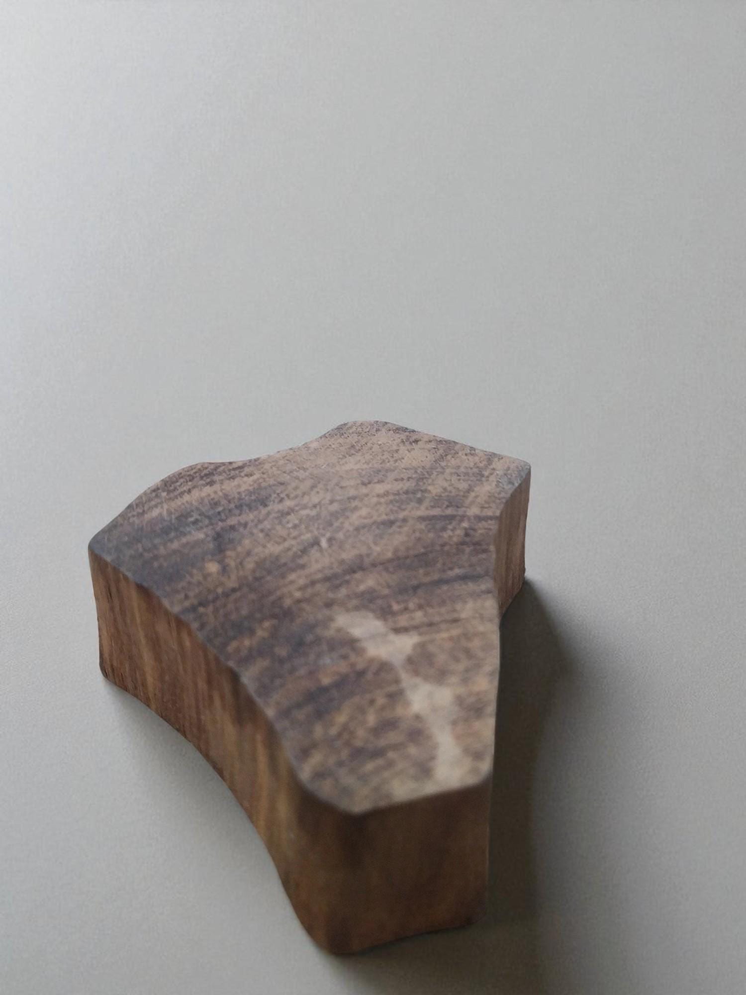 Mushroom Pottery Stamp, Hand Carved Indian Wood Block