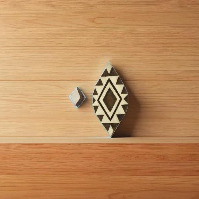 2-Part Patterned Diamond