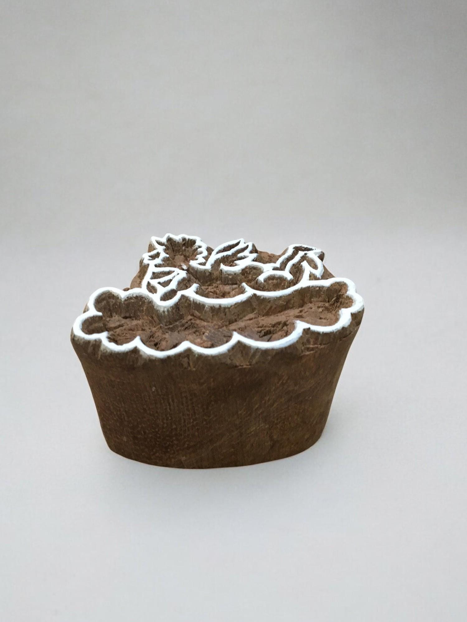 Fairy On Cloud Wood Block Stamp, Textile Printing (5 X 3 cm)