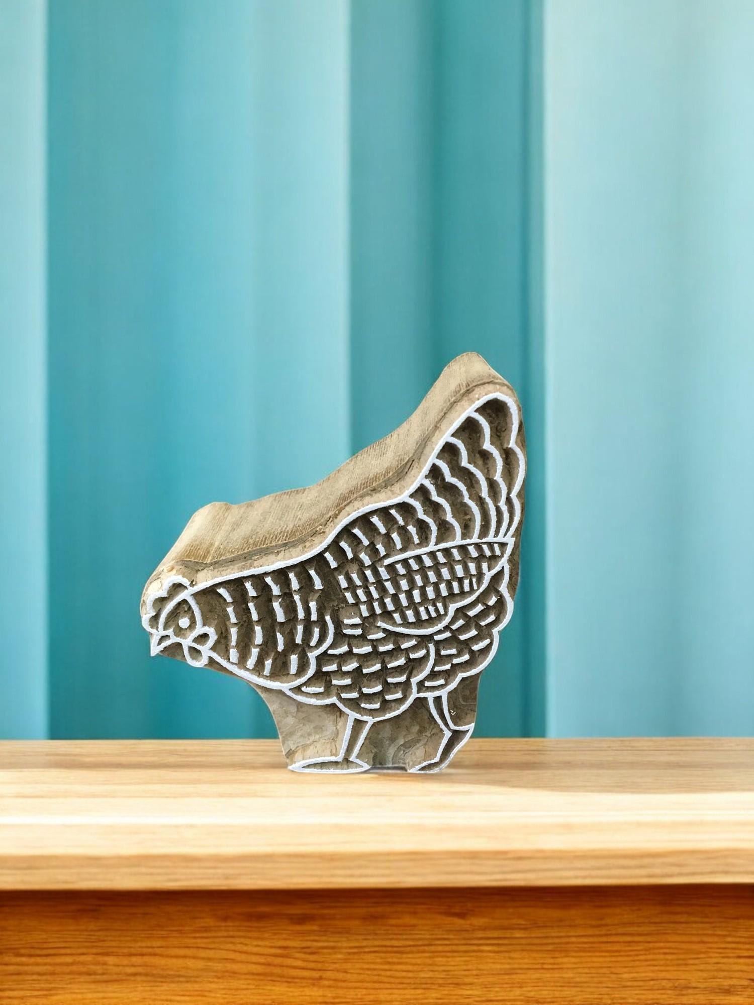 Feathered Flock of Hen Stamp