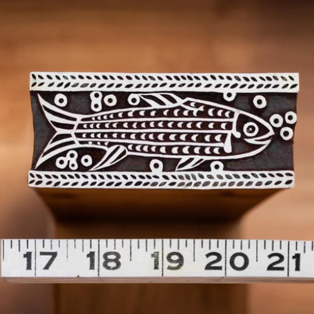 Egyptian Fish Wood Block
