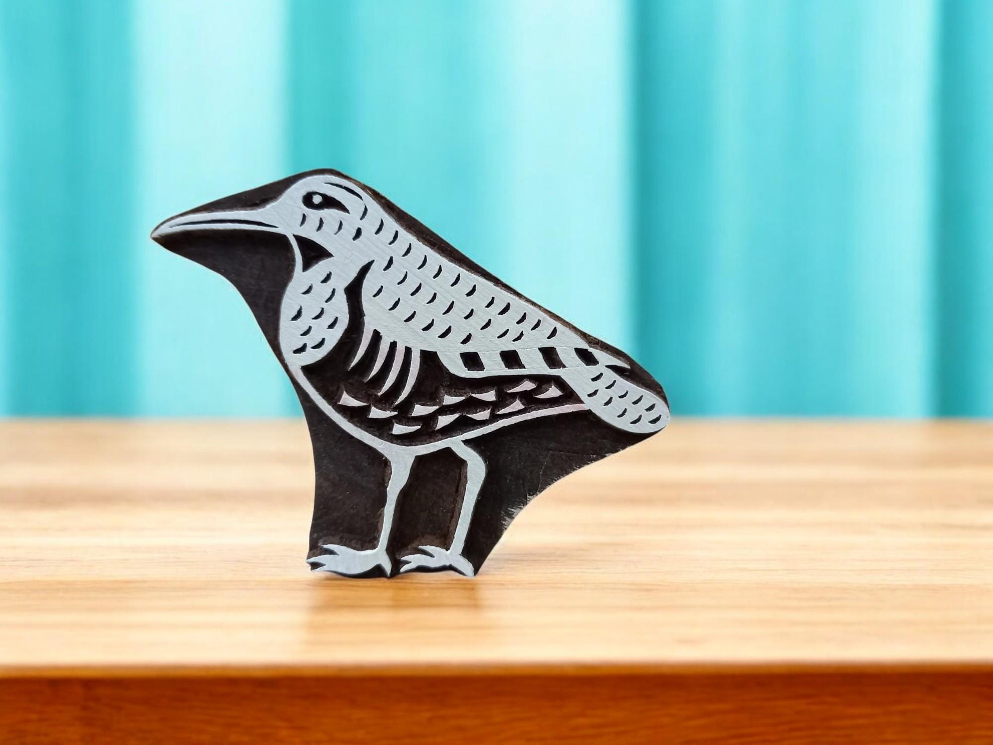 Sitting Humming Bird ,pottery stamp ceramic mold scrapbooking tjap batik printing floral carved stamps.