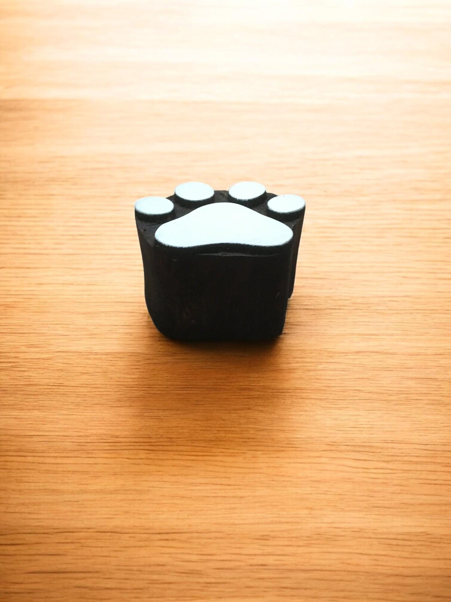 Cat Paw Print Stamp, Indian Wooden Printing Block