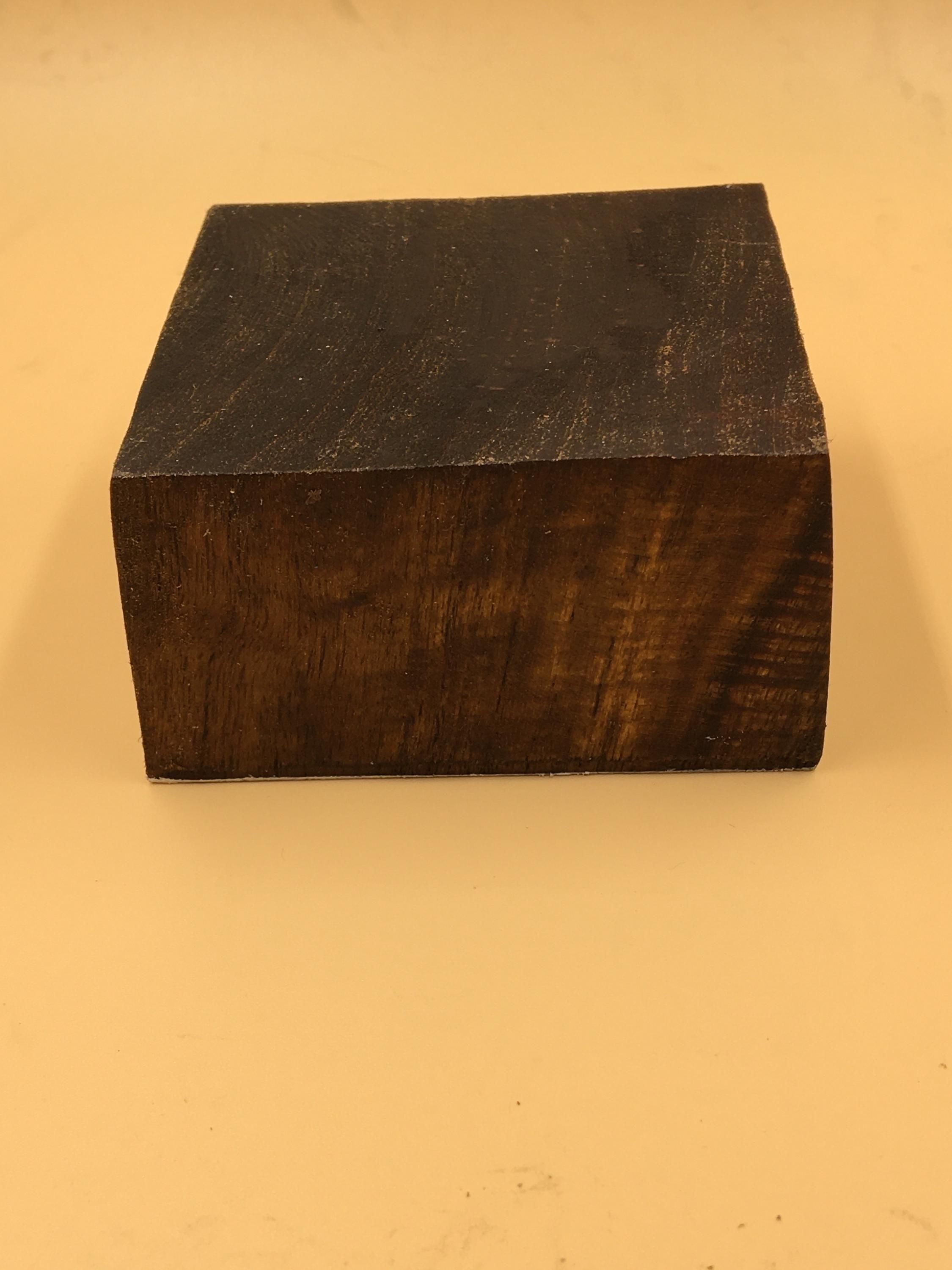Stripy Square Wooden Printing Block, Pottery Stamp (7.5cm)