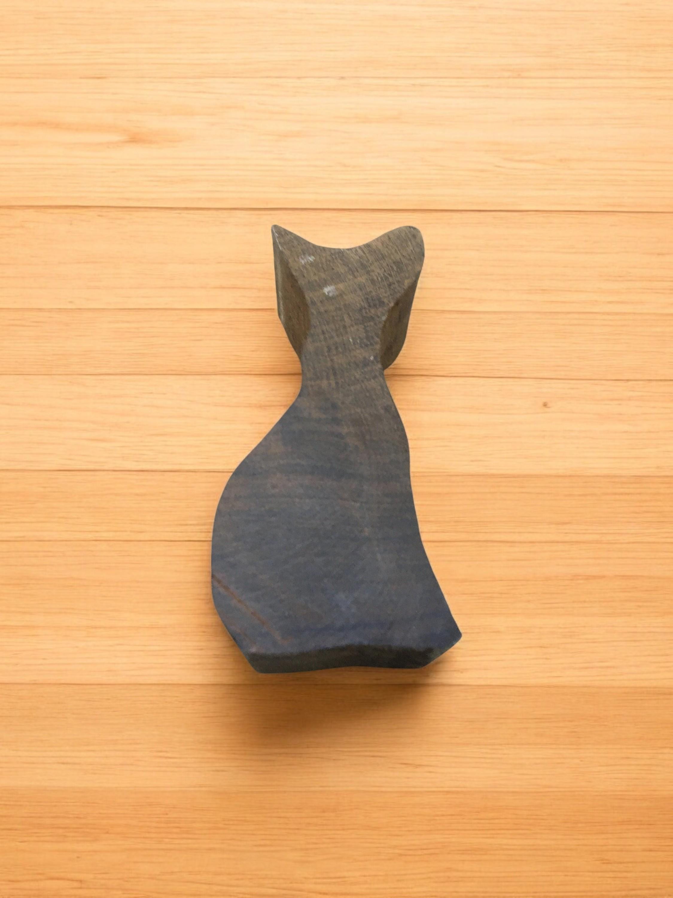sitting hare, hand carved Indian wood printing block; textile stamp; pottery stamp,