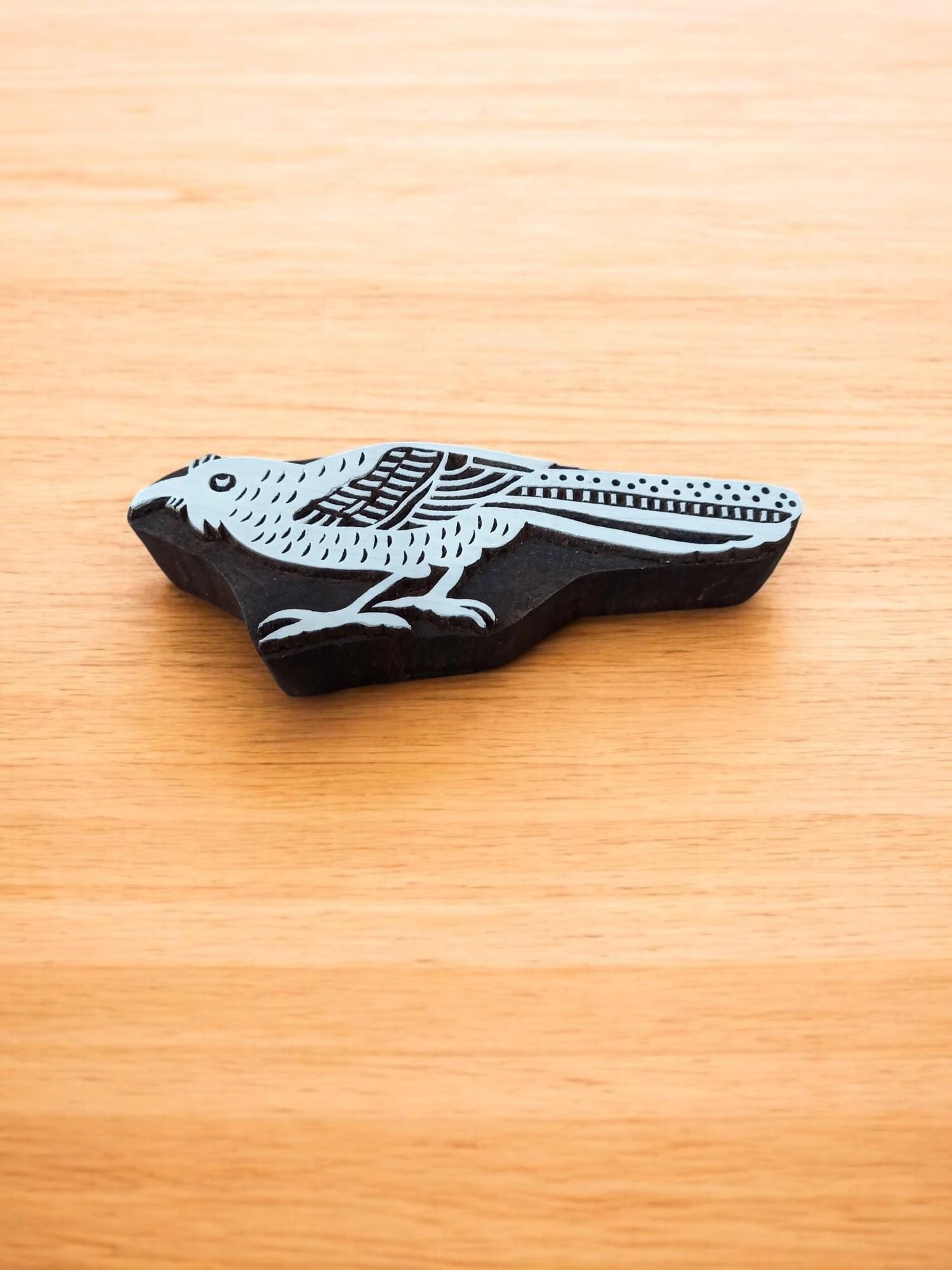 Cuckoo Bird ,pottery stamp ceramic mould scrapbooking tjap batik printing floral carved stamps.