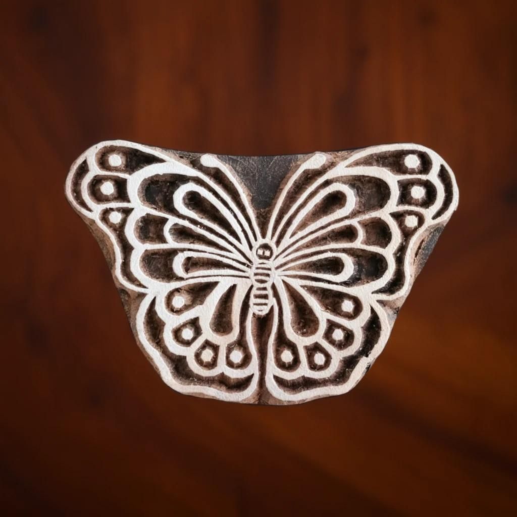 Wood Block - Butterfly