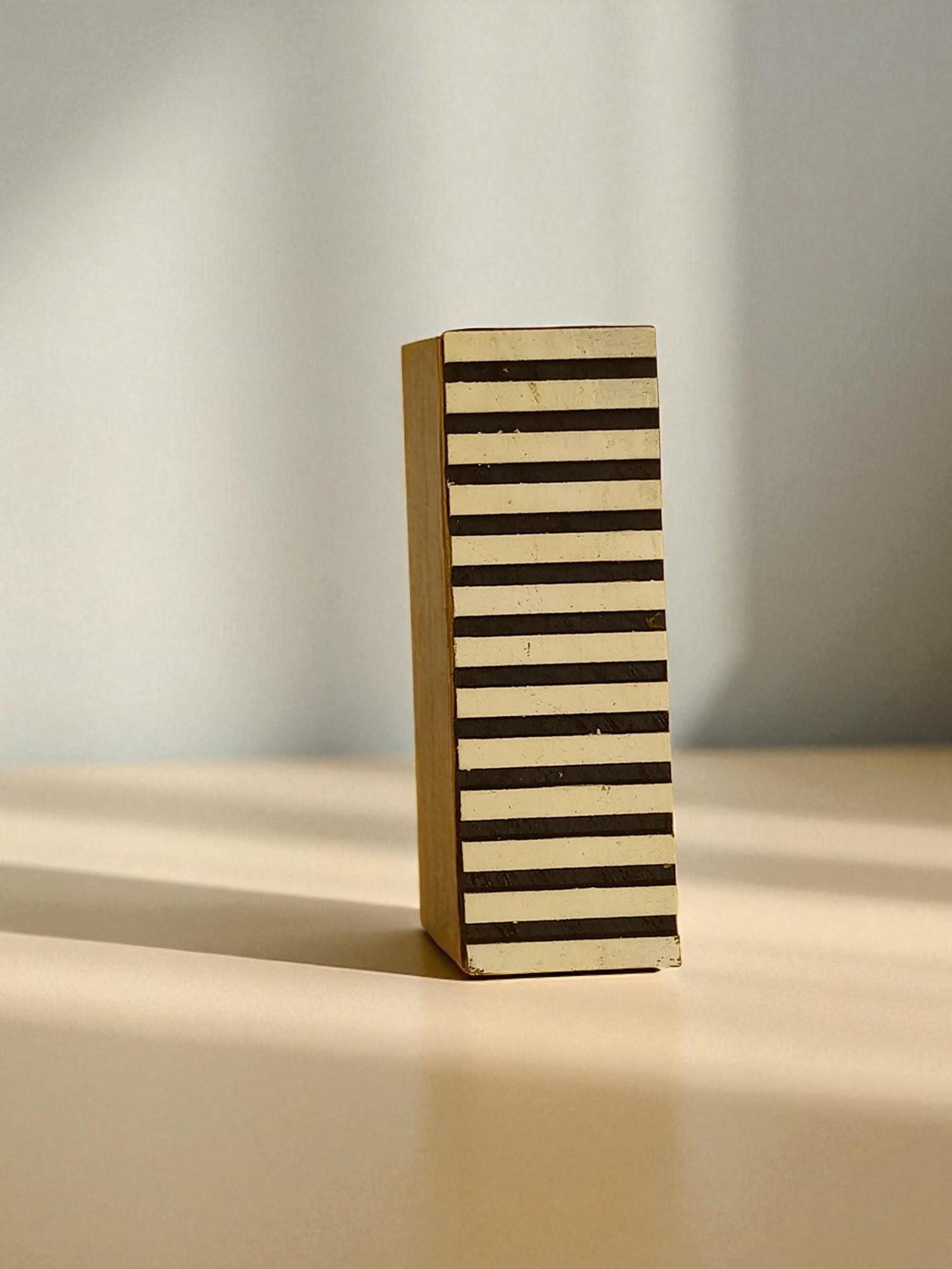 Thin Solid Lines Border hand carved Indian wood printing block; textile stamp; pottery stamp,