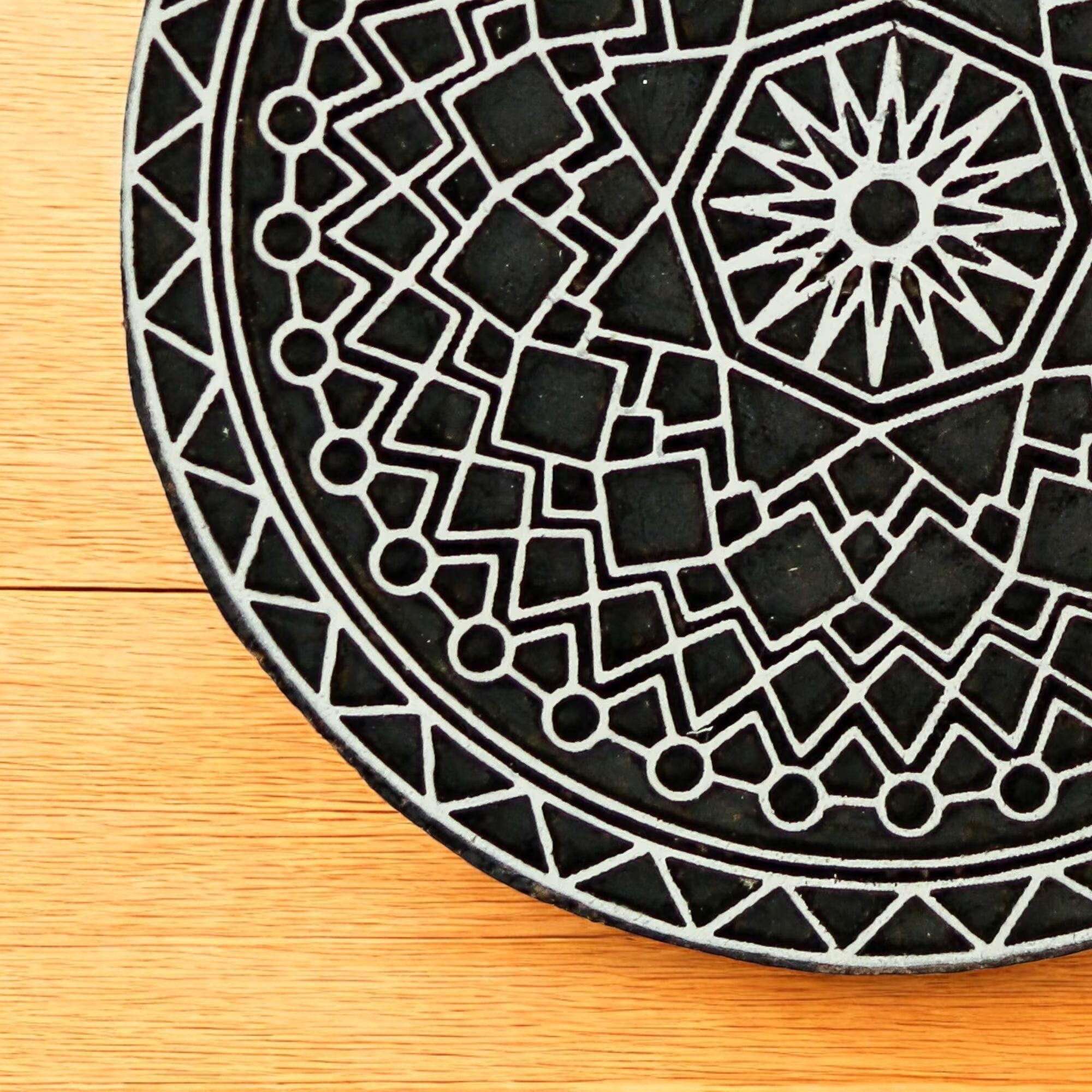 Mandala 02, Mandala pottery stamp ceramic mould scrapbooking tjap batik printing floral carved stamps.