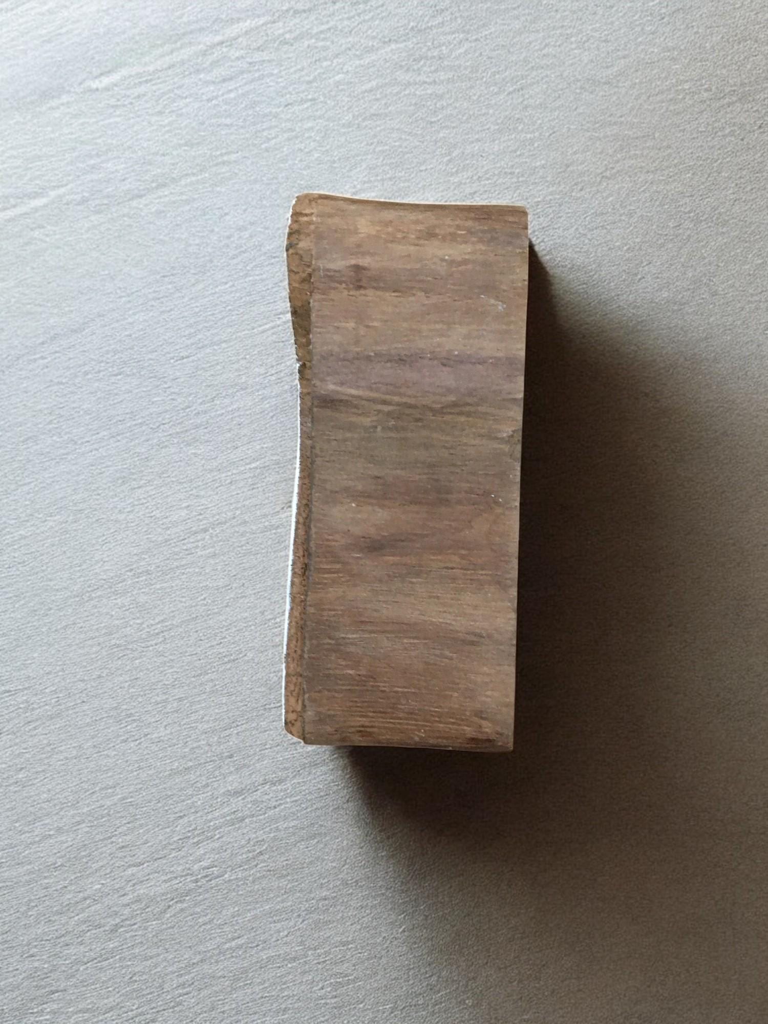 Ginko Leaf Wooden Printing Block, Hand Carved Indian Stamp