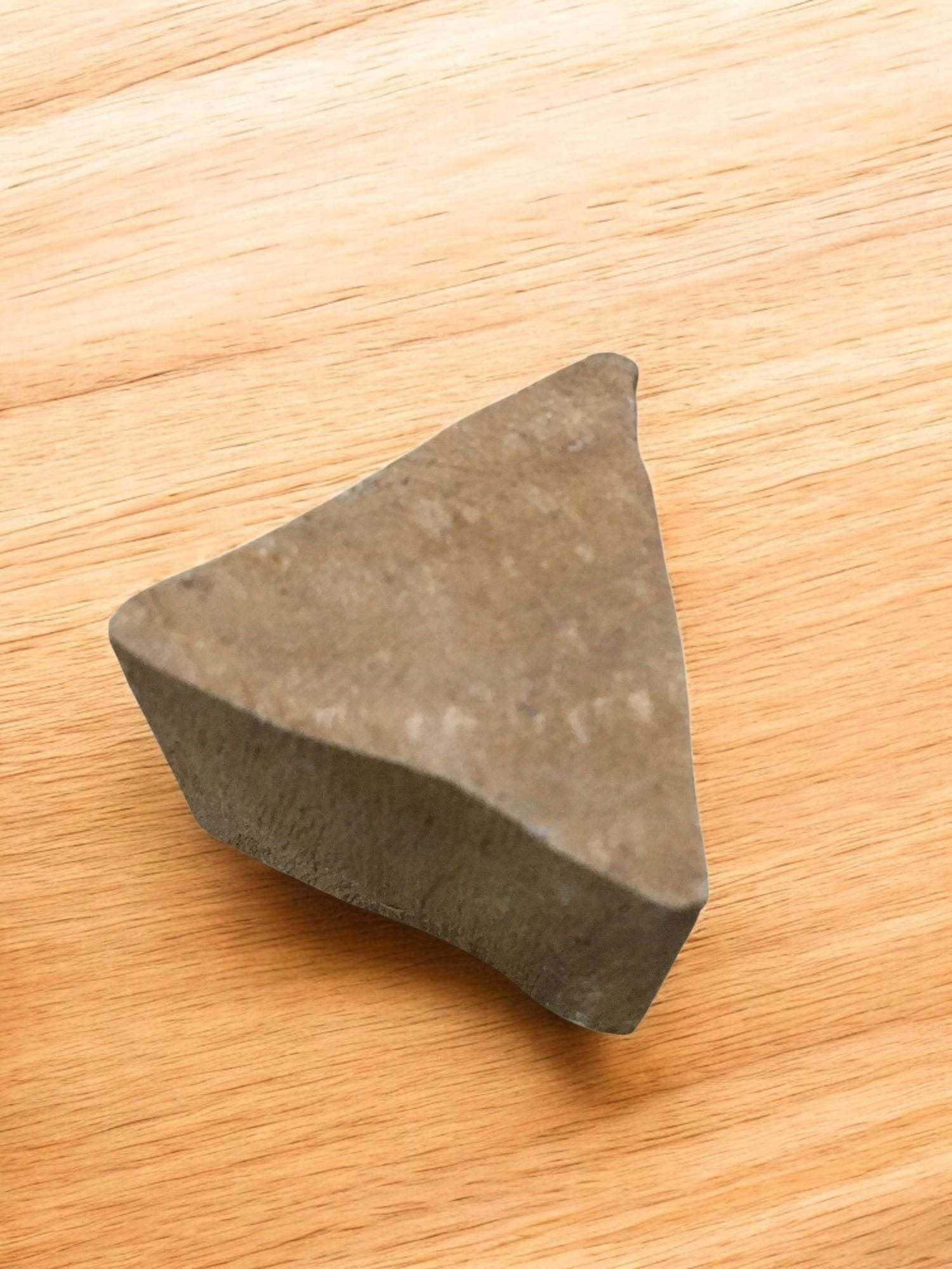 Celtic Triangle, hand carved Indian wood printing block; textile stamp; pottery stamp,