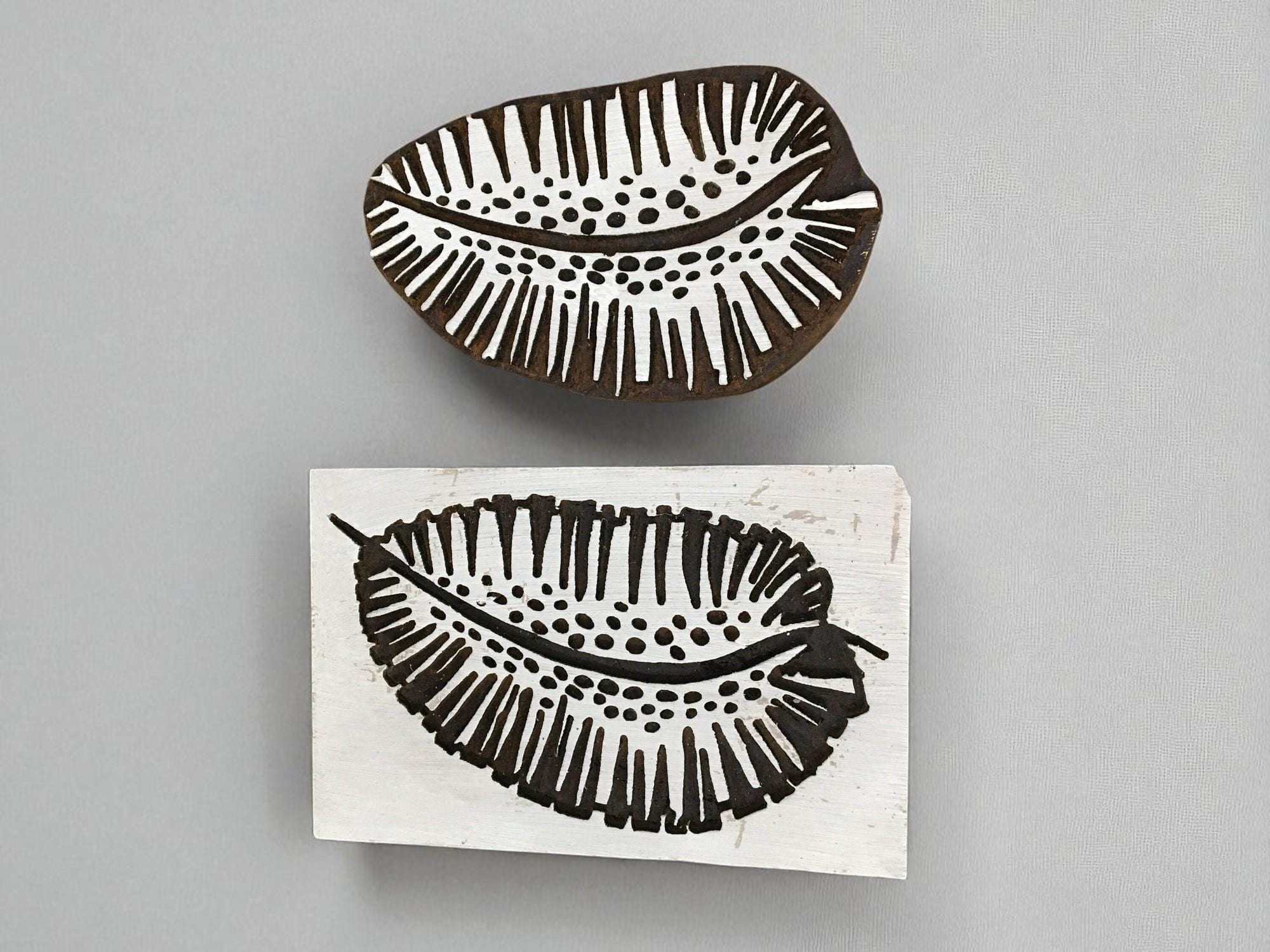 Seaweed wooden printing Stamp
