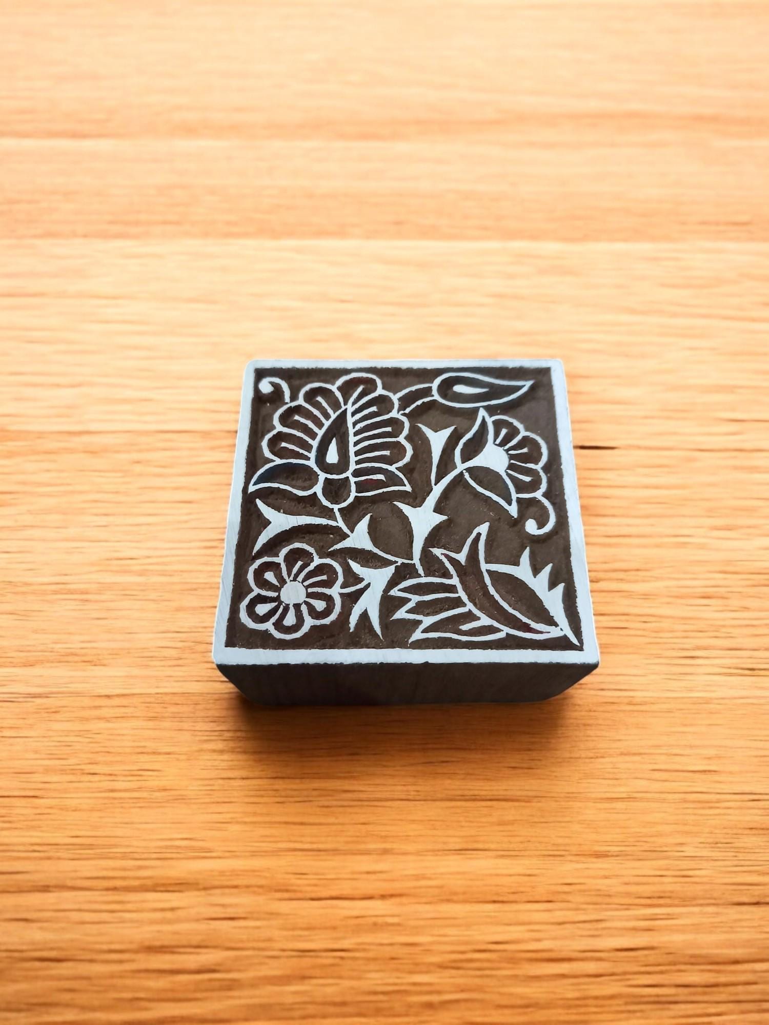 A Square Floral Tile