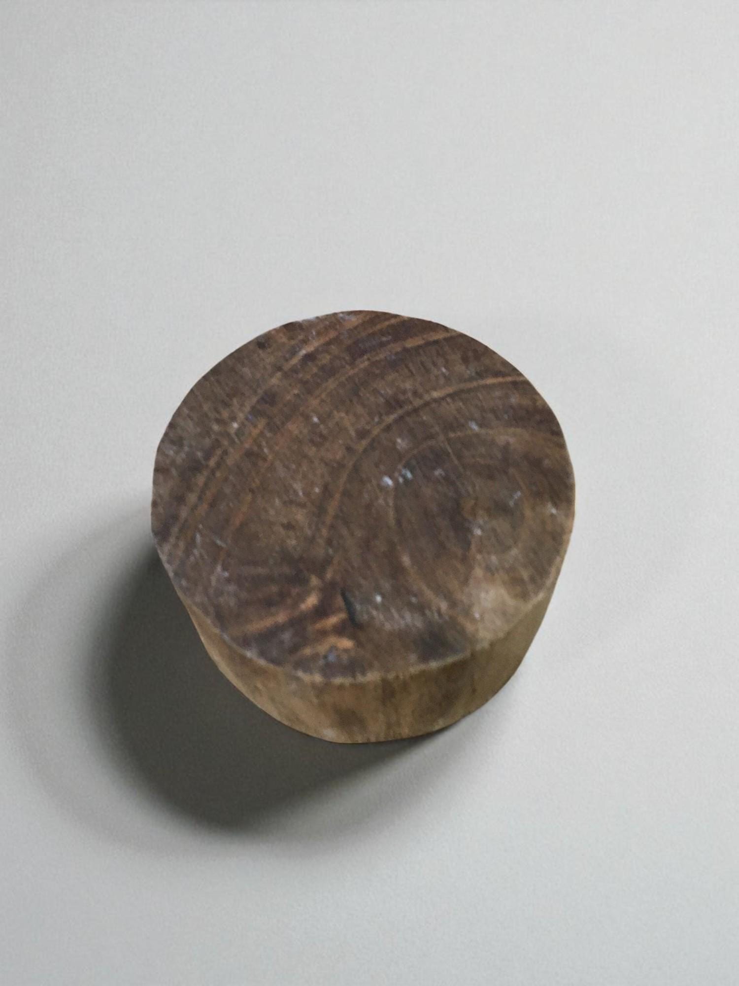A Mandala,  hand carved Indian wood printing block; textile stamp; pottery stamp,