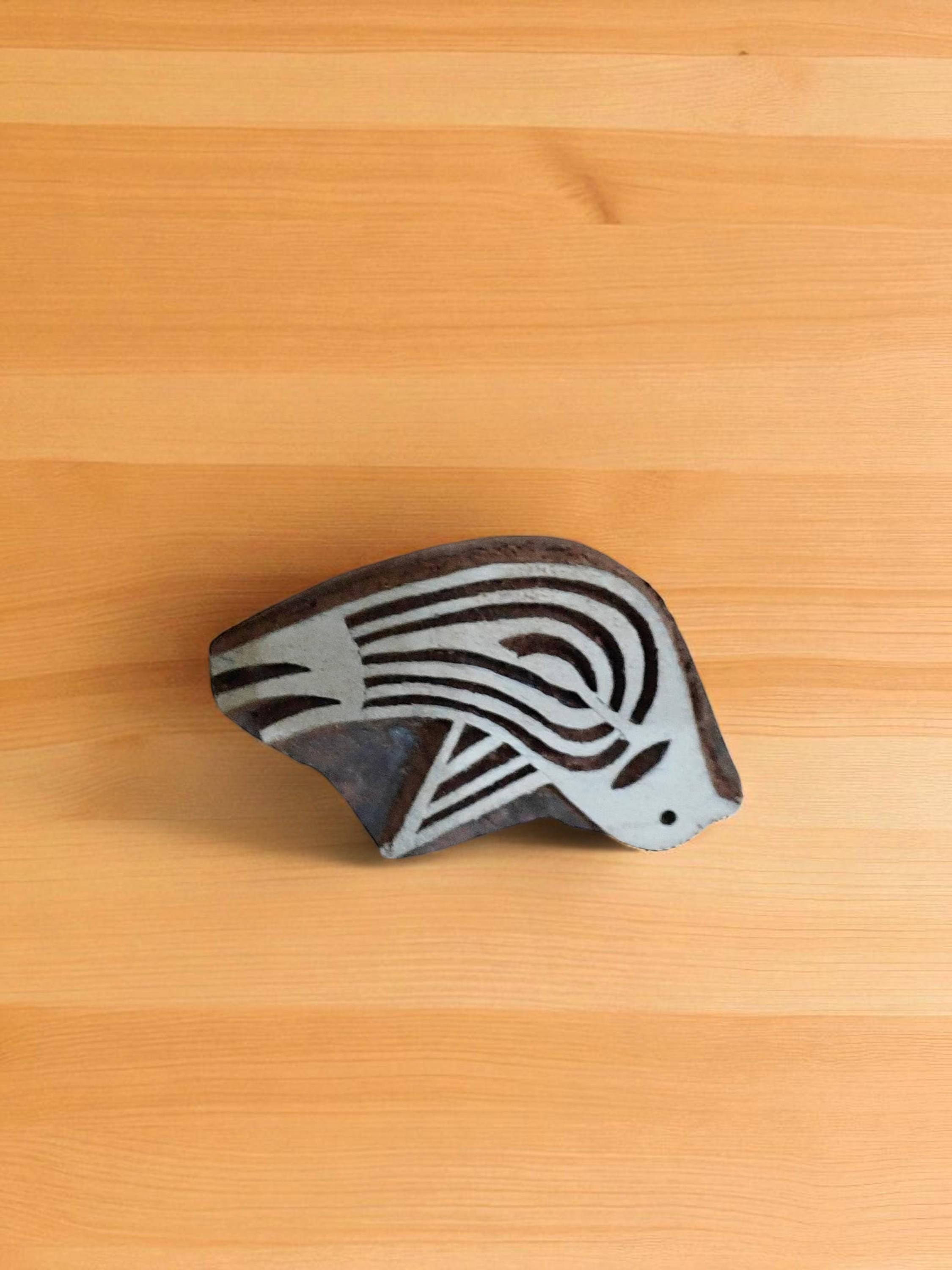 Flying Bird Wooden Stamp, Block Printing, Batik Tjap
