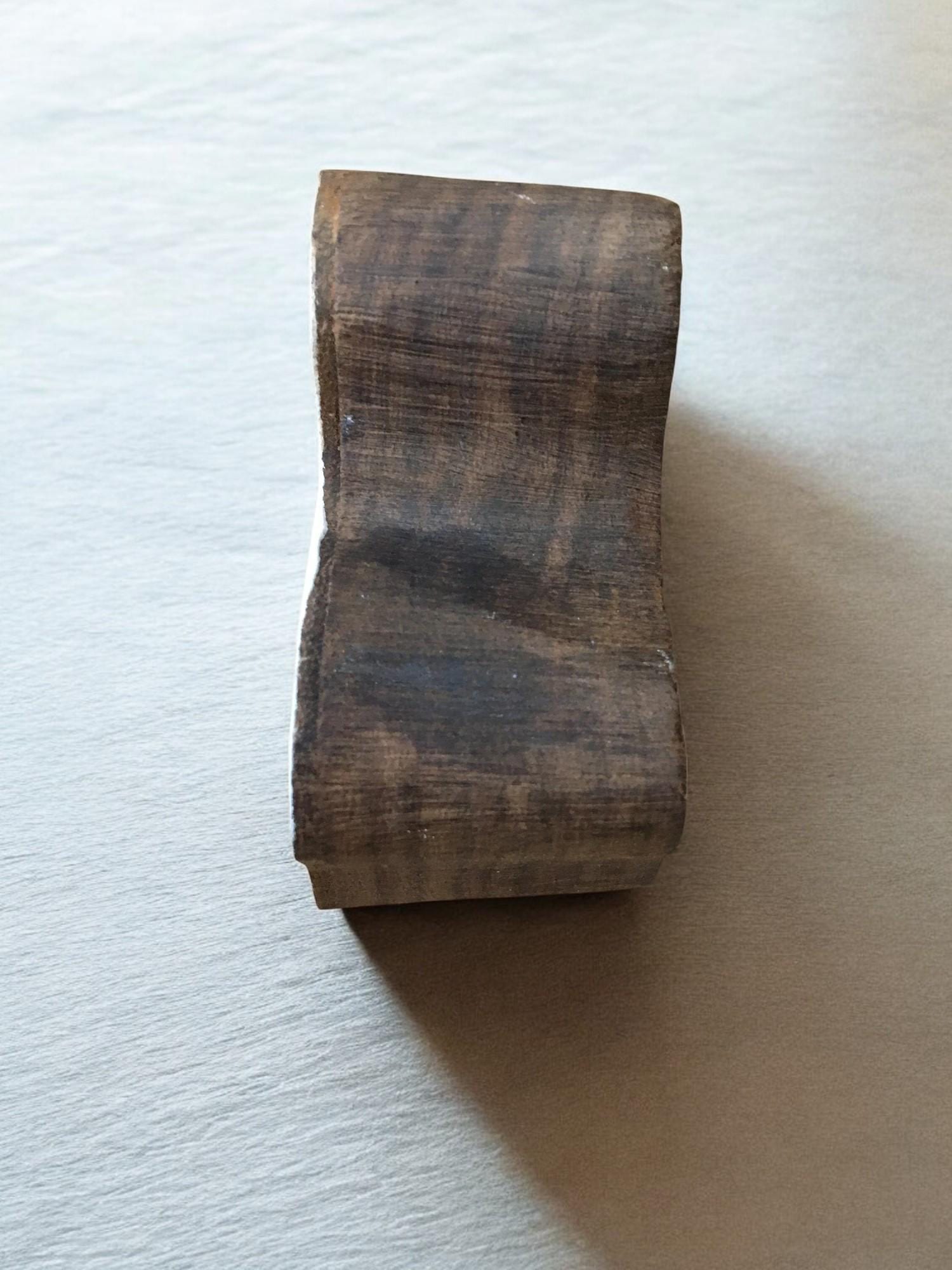 Hand Carved Indian Wood Horse Stamp: Textile Pottery Block
