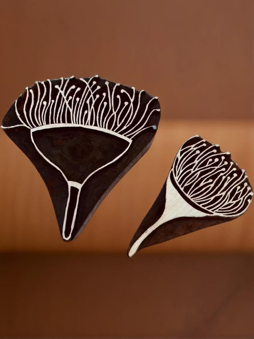 Eucalypt Flower Woodblock Stamp
