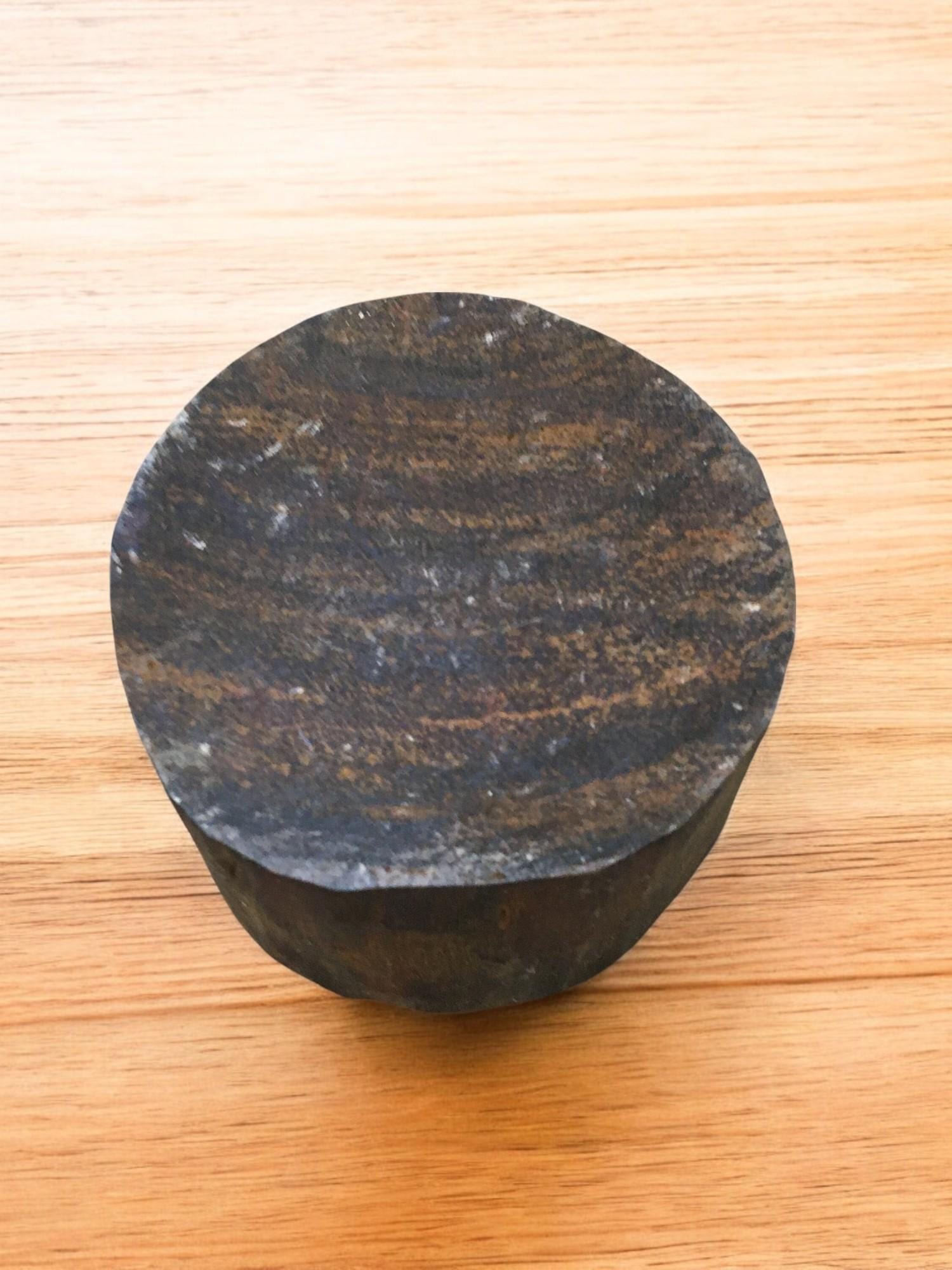 Hand Carved Swirl Mandala Wood Stamp, Textile Block, Pottery DIY