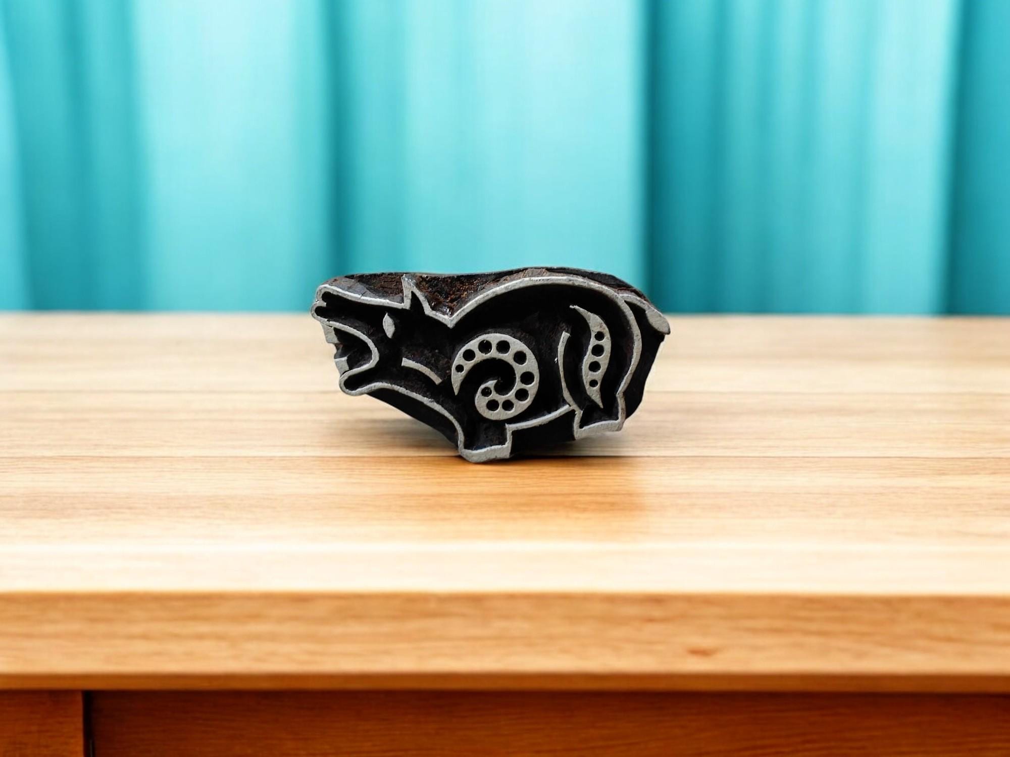 Angry Hipoo pottery stamp ceramic mold scrapbooking tjap batik printing floral carved stamps.