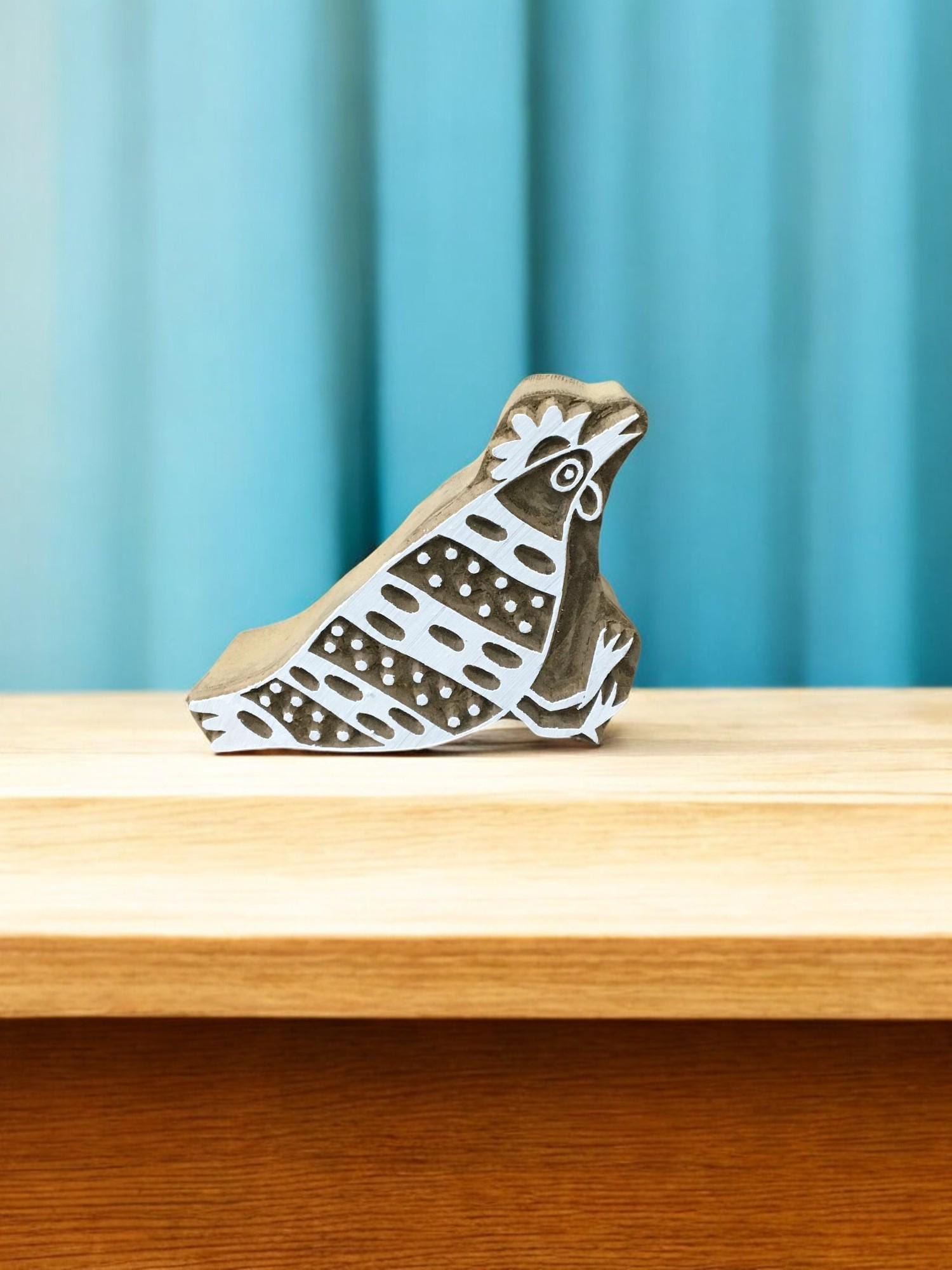 Feathered Flock of Hen Stamp