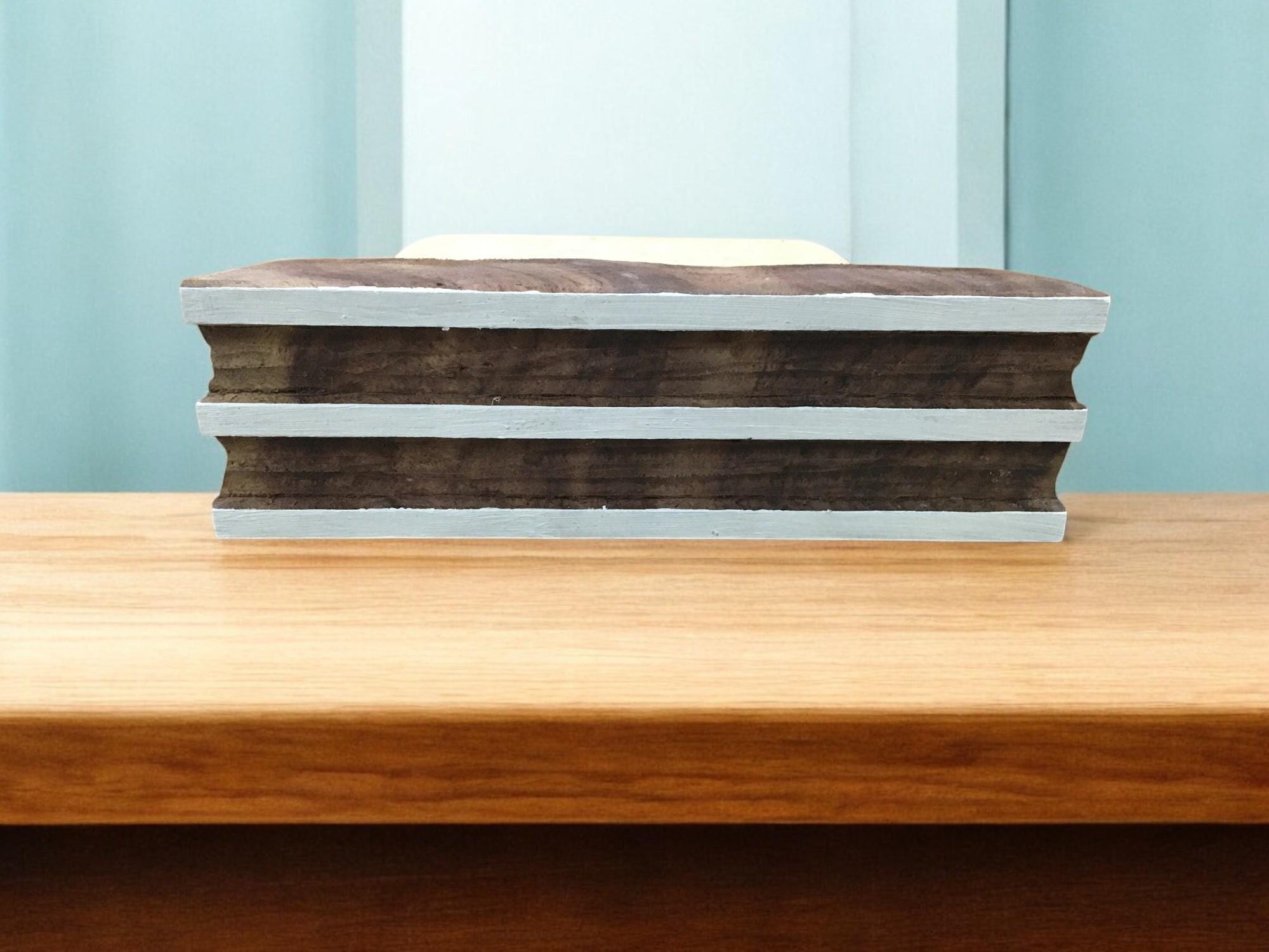 Triple Stripe Border ,hand carved Indian wood printing block; textile stamp; pottery stamp,