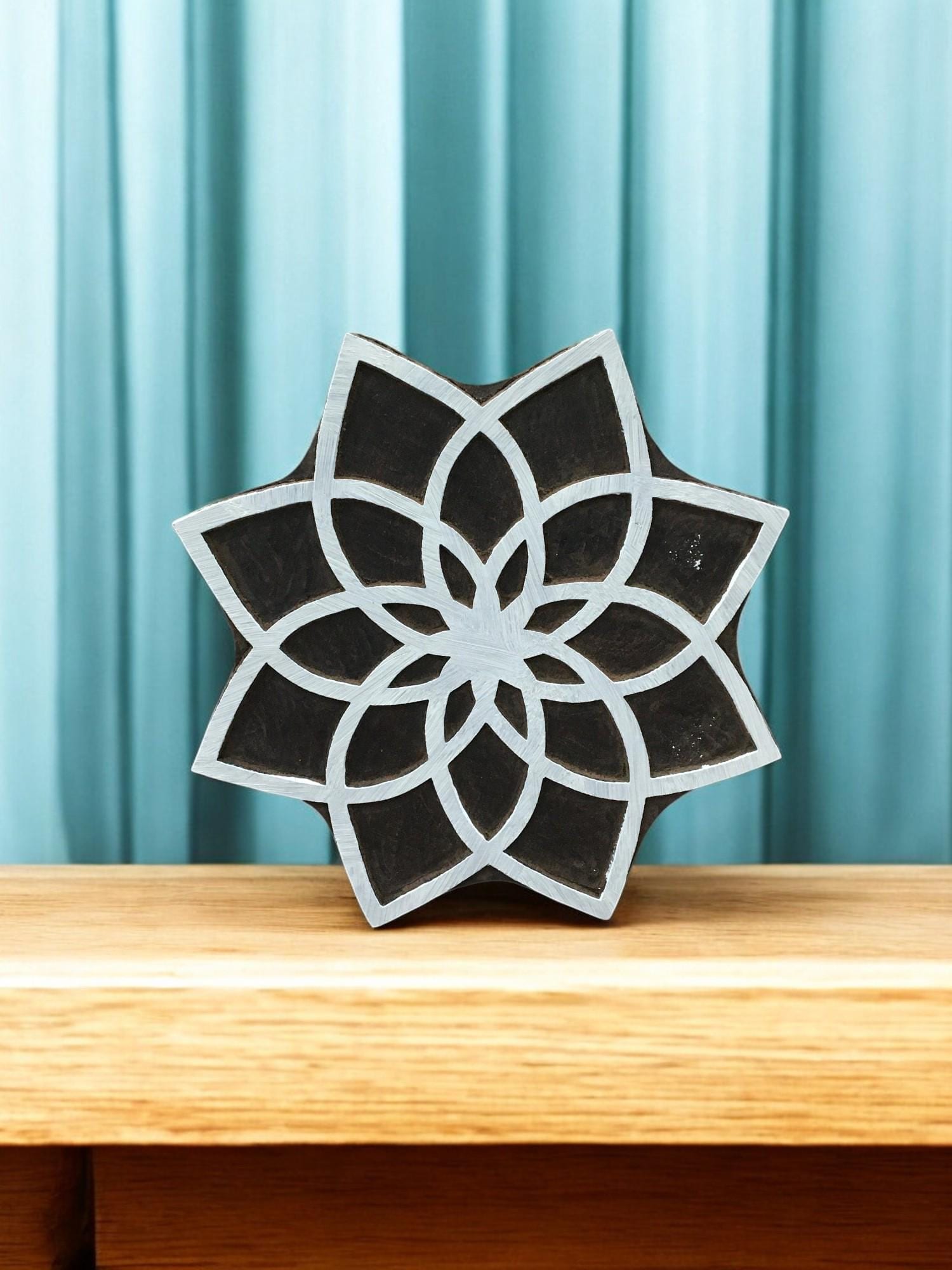 Geomeric Lotus Flower stamp