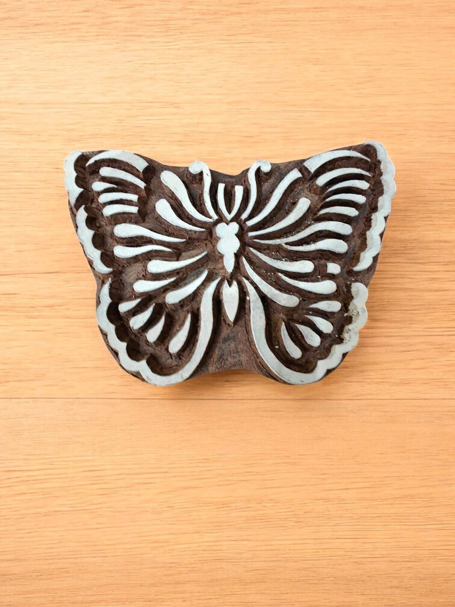 Solid Strip Butterfly pottery stamp ceramic mold scrapbooking tjap batik printing floral carved stamps.
