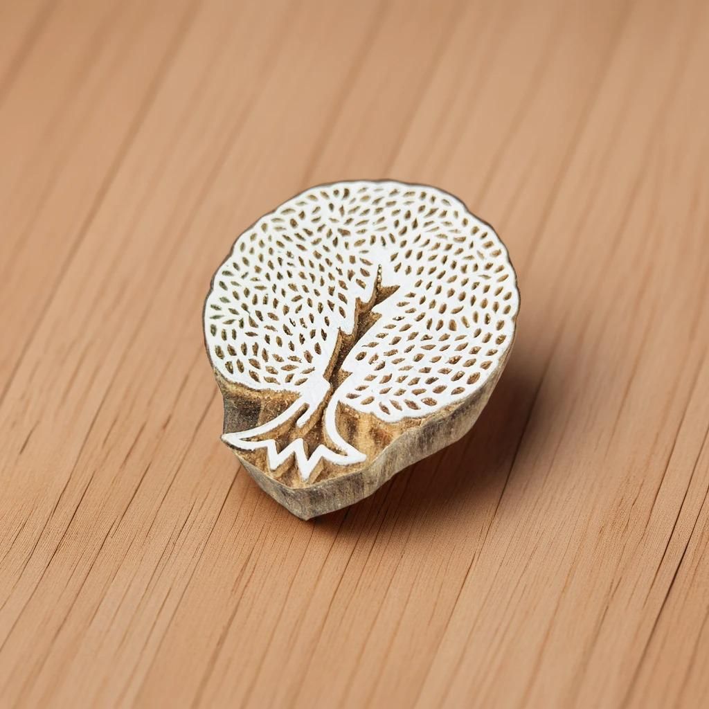 Summer Tree Wooden Printing Block | Fabric Printing and Batik Tools