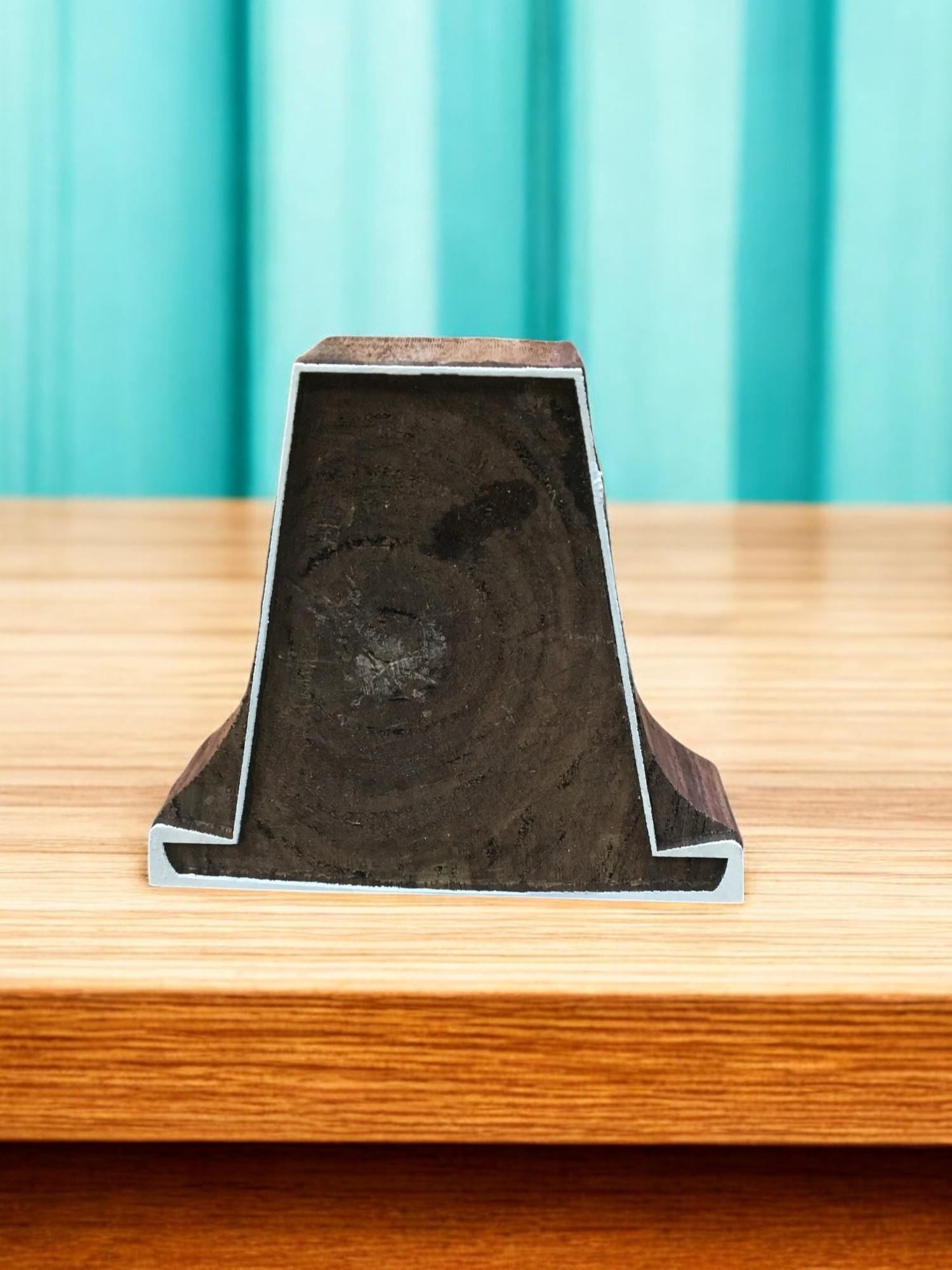Welsh Hat Printing Block, Indian Wood Stamp (12x10 cm)