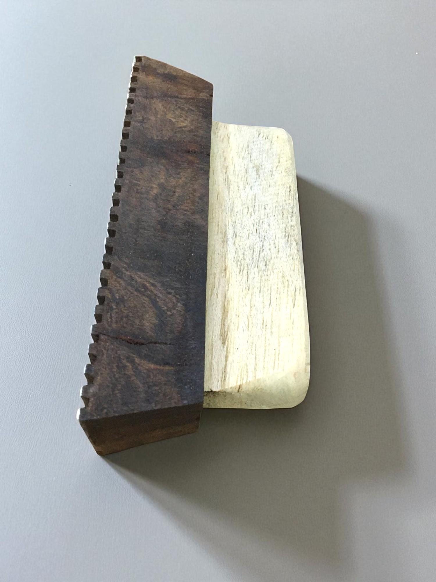 Stripy Border,  hand carved Indian wood printing block; textile stamp; pottery stamp,