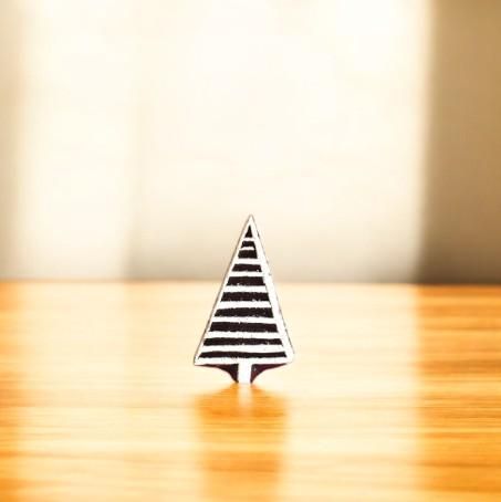 Mini Stripy Christmas Tree