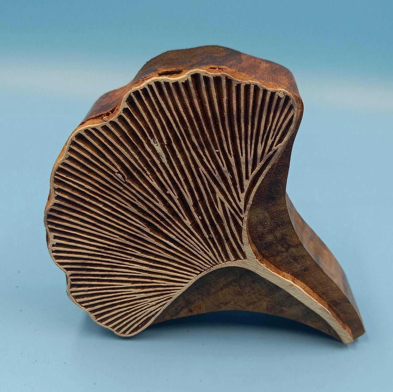 Fern Leaf Wooden Printing Block Pottery Stamp, Batik Tjaps, Blaudruck stempel