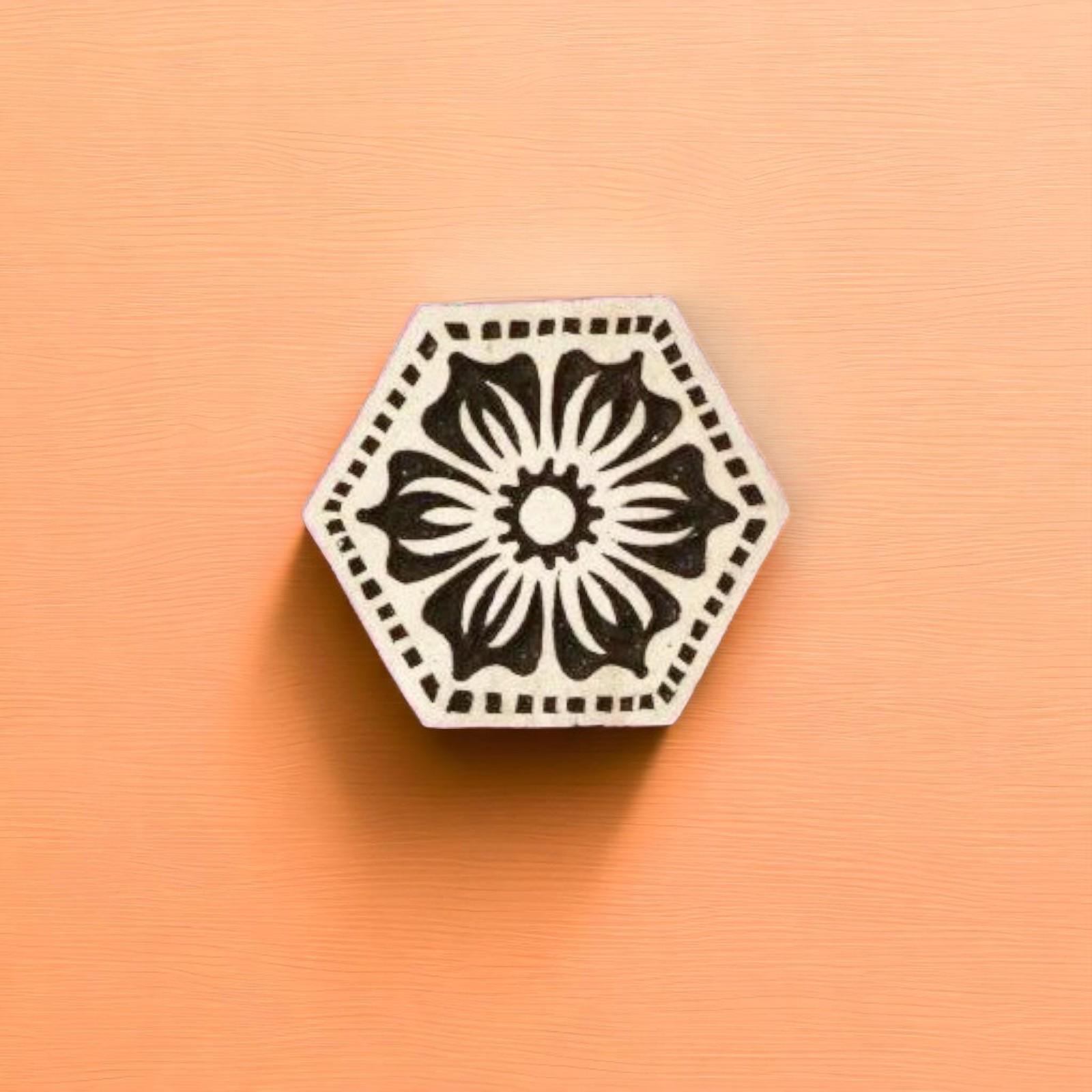 Small Patterned Hexagon