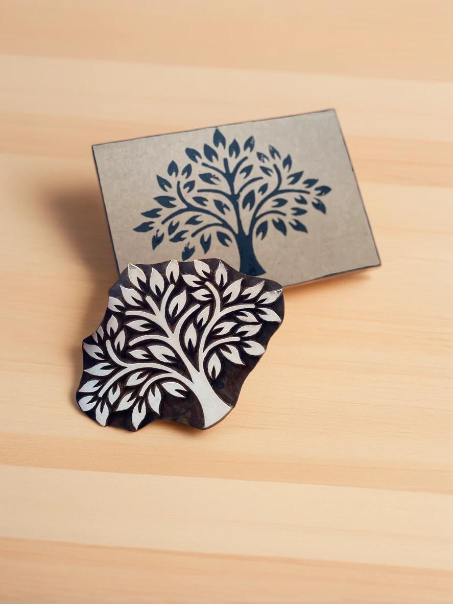 River Gum Wood Block Stamp