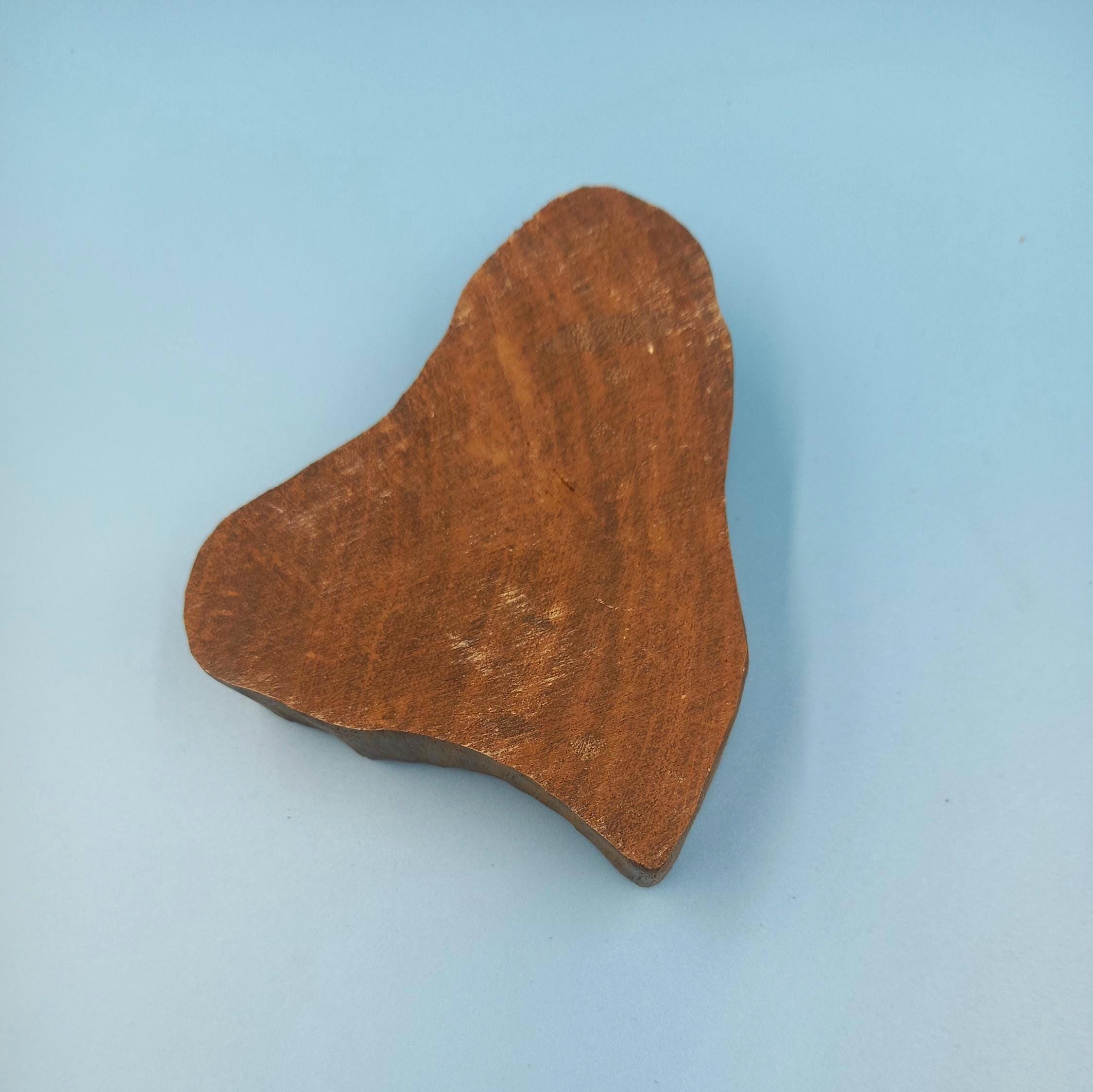 Thorny Flower Bud Wooden Printing Block Pottery Stamp, Batik Tjaps, Blaudruck stempel