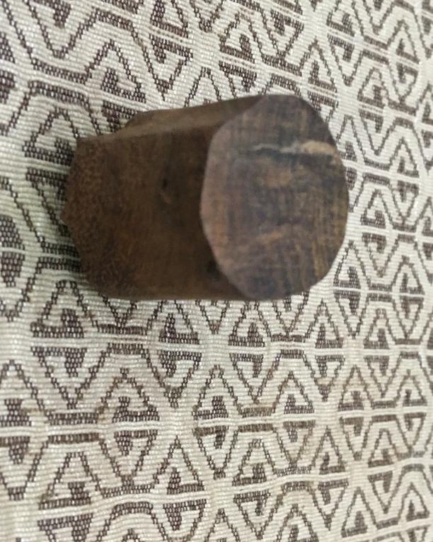 Indian Artistic Handicraft Item Wooden Printing Block Pottery Stamp, Batik Tjaps, Blaudruck stempel