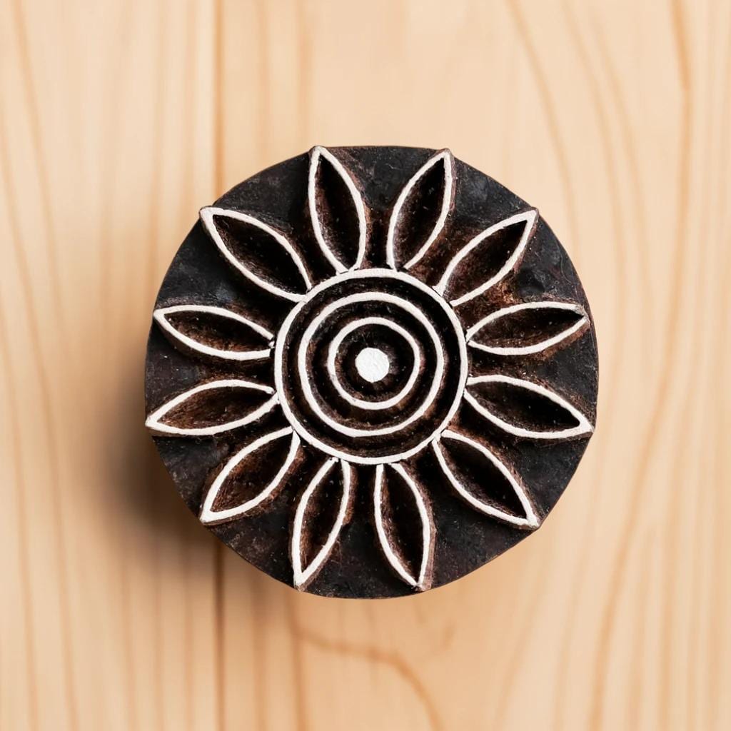 Wood Block - Open Blossom