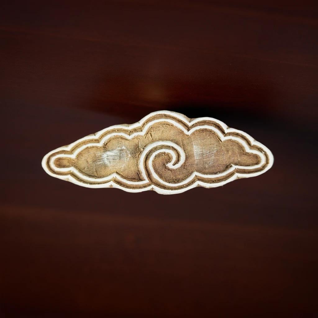 Balinese Cloud Wooden Printing Block | Fabric Printing and Batik Tools