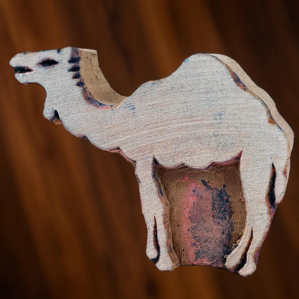 Hand Carved Camel Wood Stamp, Indian Blockprint 2pcs small and big