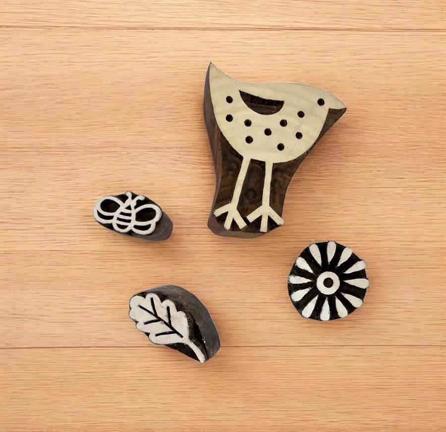 Bird & Leaf Printing Set