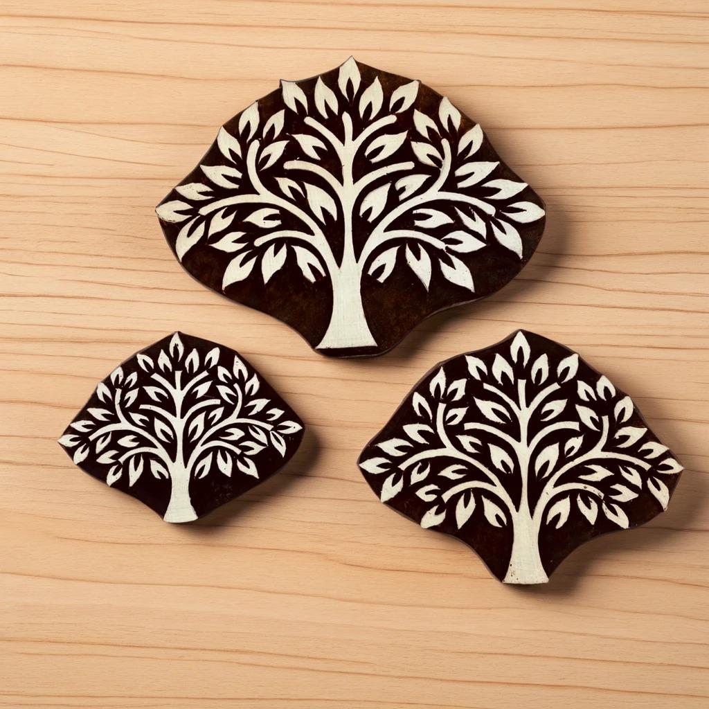 River Gum Wood Block Stamp